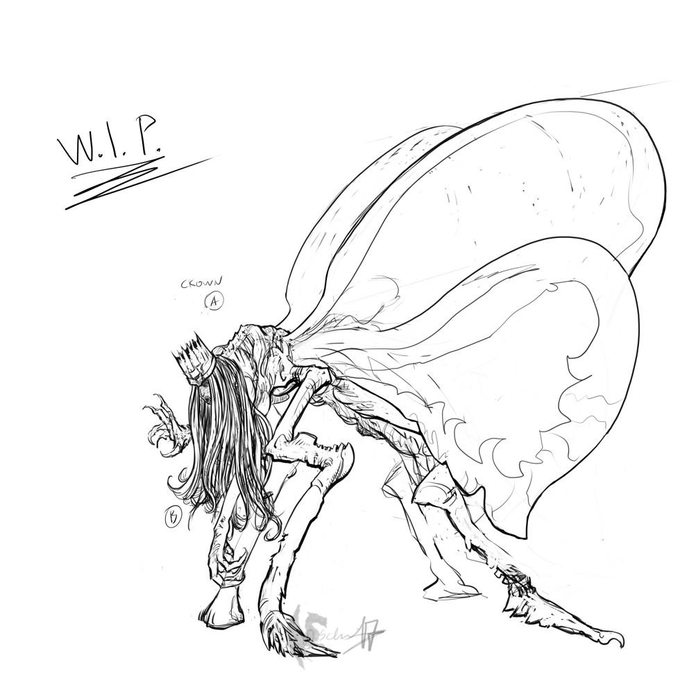 The Corrupted Butterflyqueen - 1st work in progress