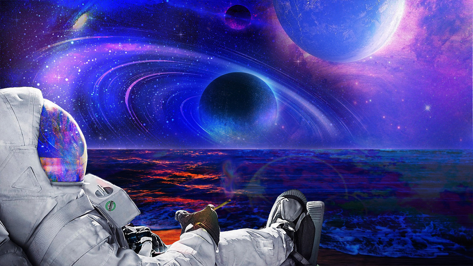 ArtStation - Astronaut On The Beach