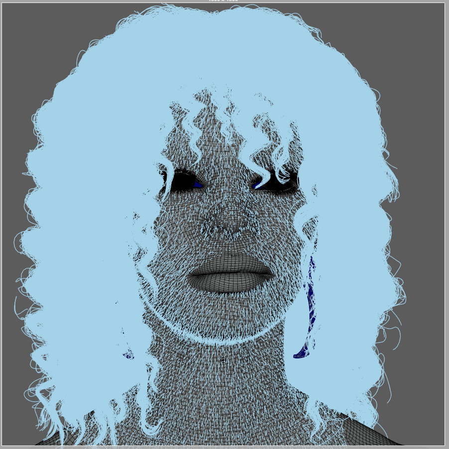 XGen wireframe