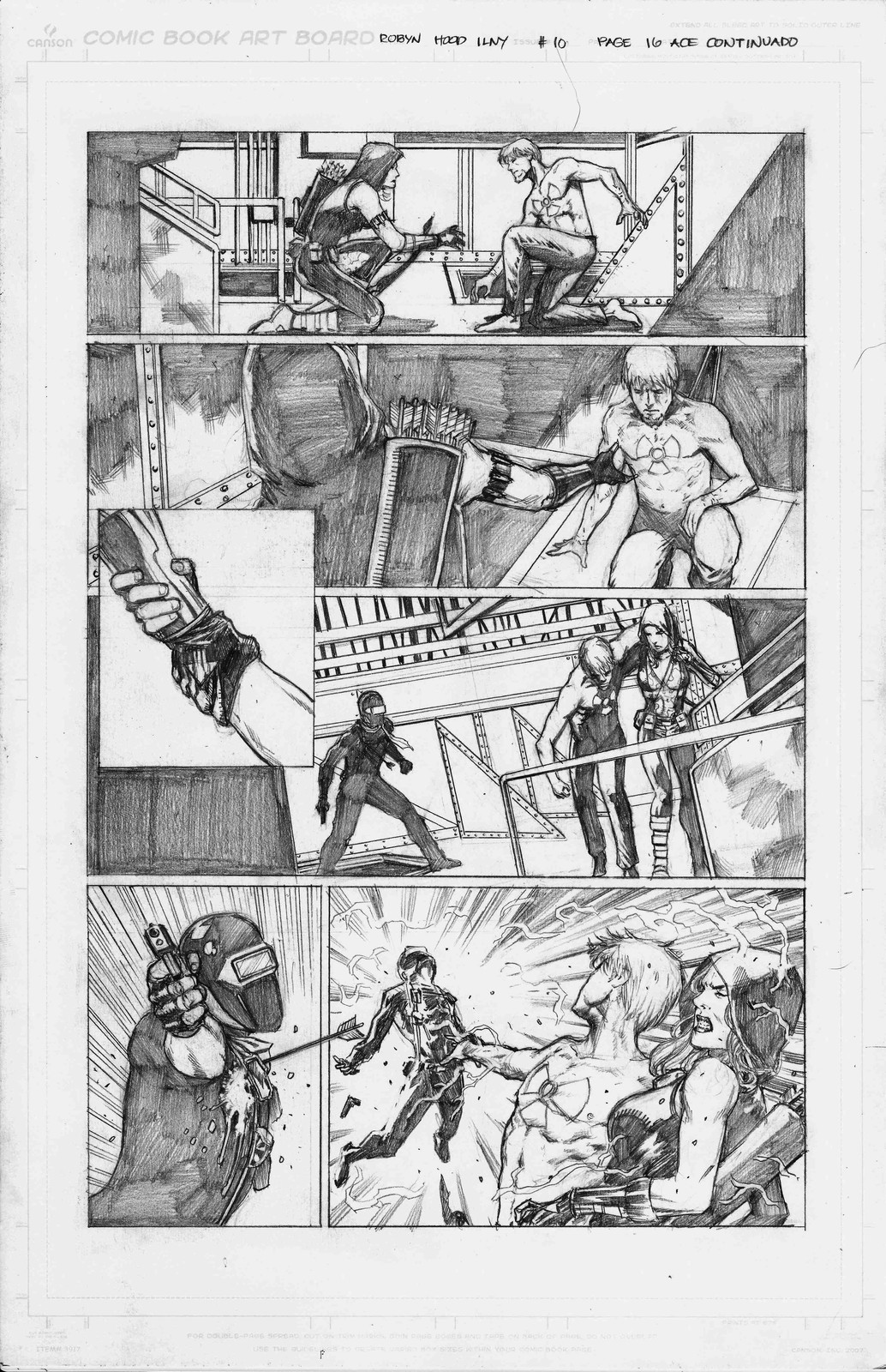 Page 16 of Robyn Hood I Love New York #10 from Zenescope.