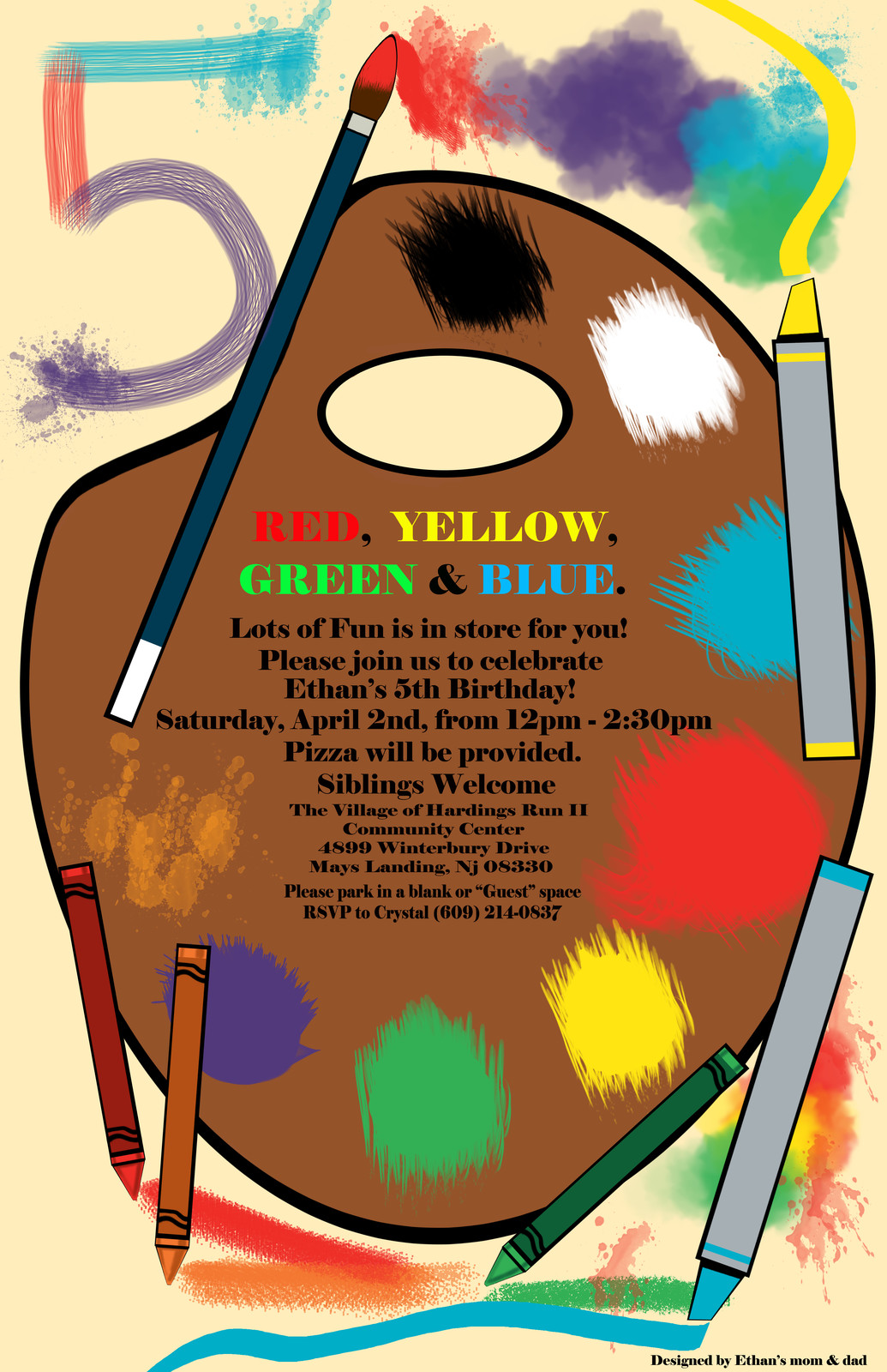 5th Birthday Invitations