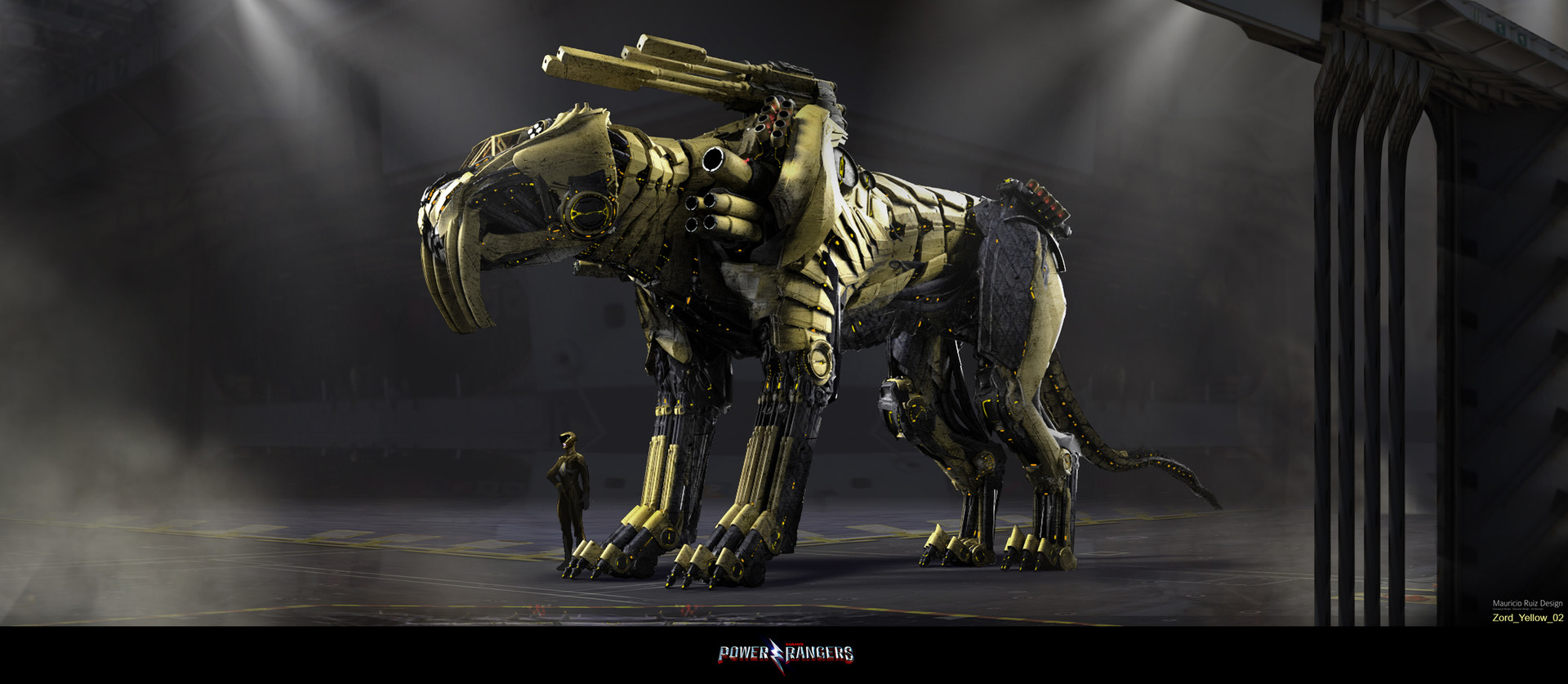 Mauricio Ruiz Design - Power Rangers - Yellow Zord