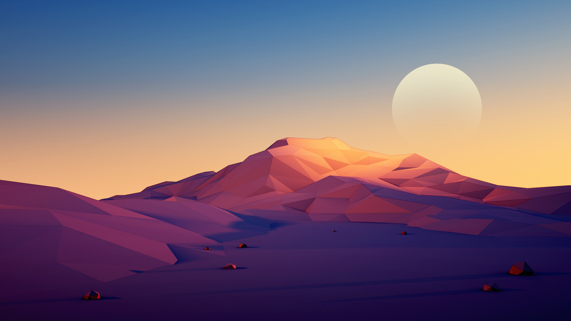 Artstation Low Poly Landscapes 02 Mark Kirkpatrick