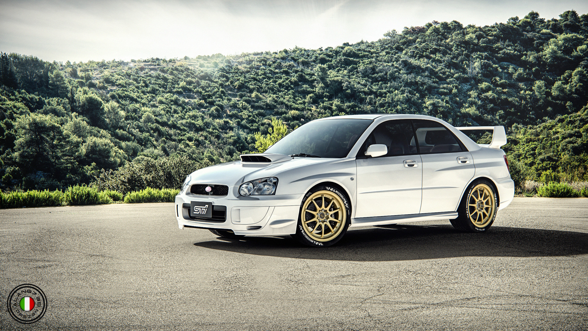 Subaru WRX STI 2004 стэнс