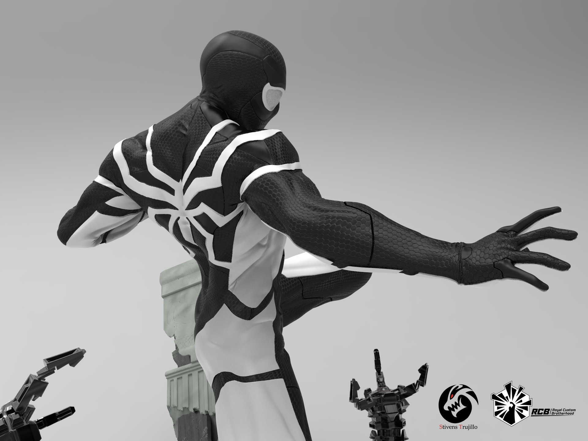 Artstation Spiderman Future Foundation 1 4 Scale Statue Artstation Spiderman Future Foundation 1 4 Scale Statue