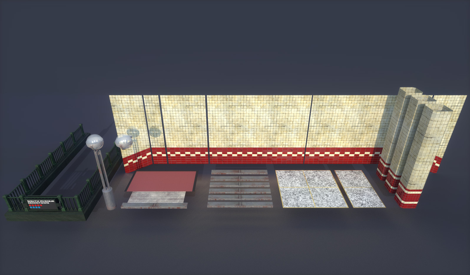Modular Set 1 - Subway Entrance