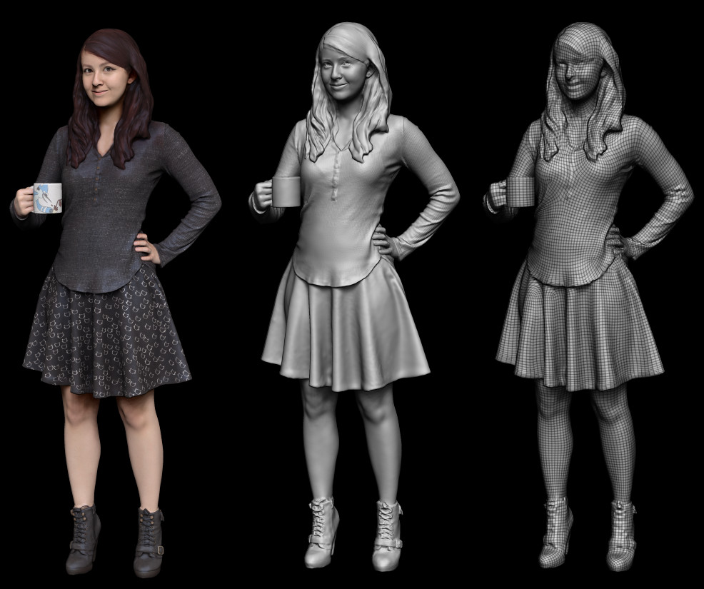 Shannon Zhao Self Portrait Photogrammetry