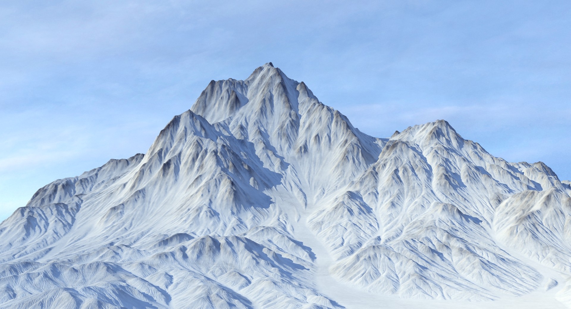 Artstation Snowy Mountain 3d Model Aicrovision