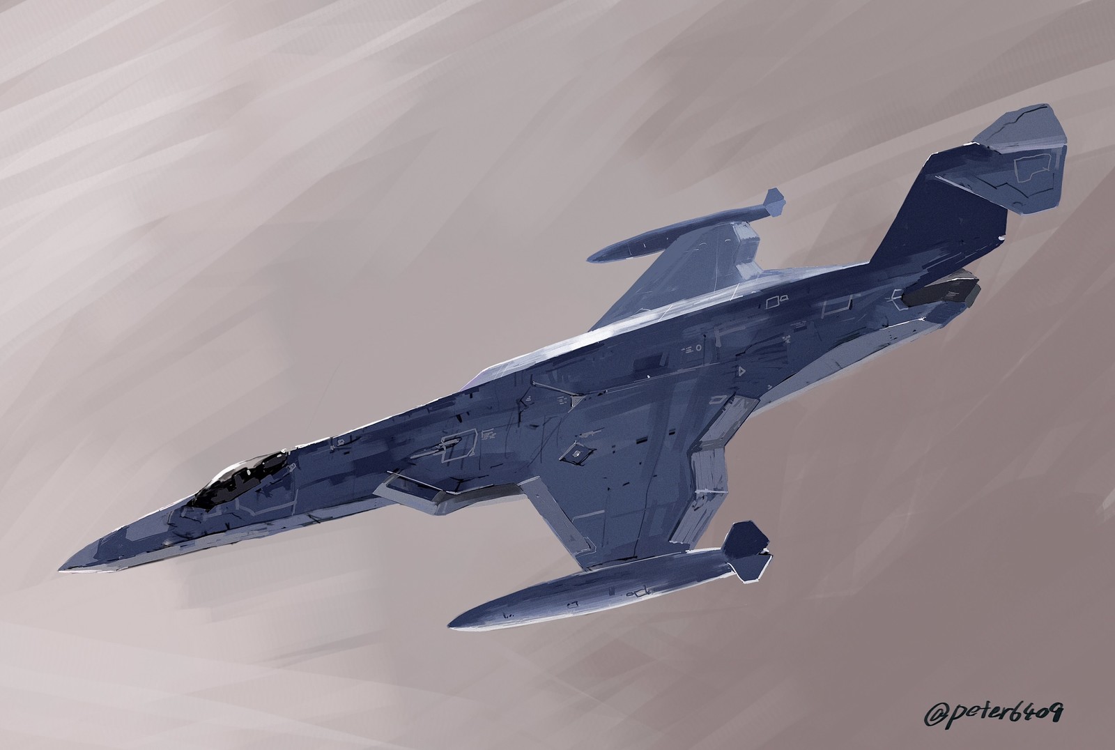 stealthy F-104