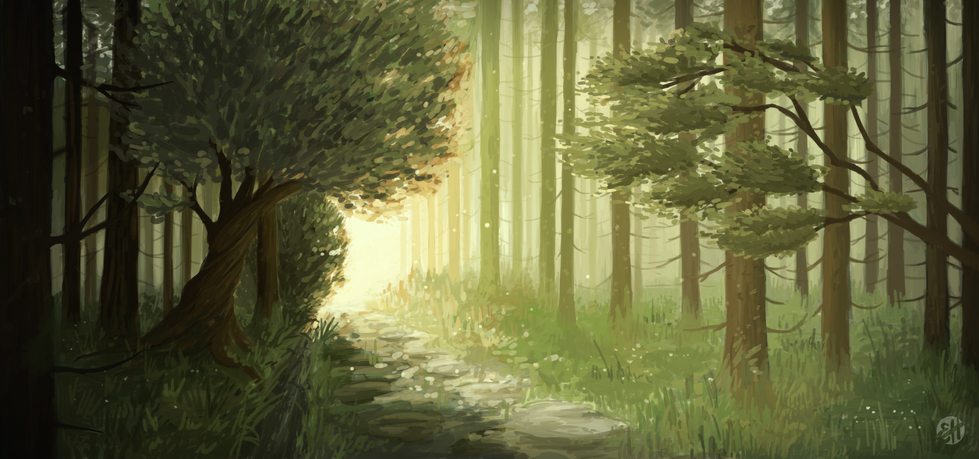 Artstation Restful Frondescence Emilia Hanseth