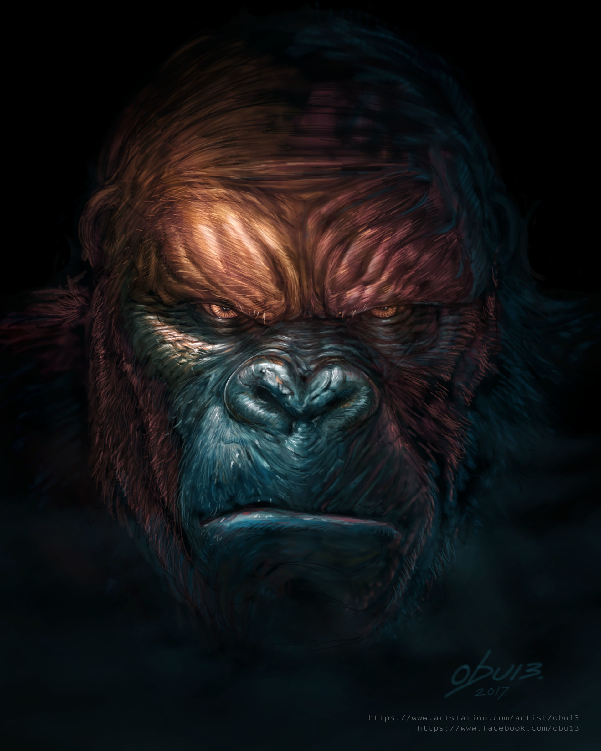 Artstation Kong Skull Island Burakron Manowan
