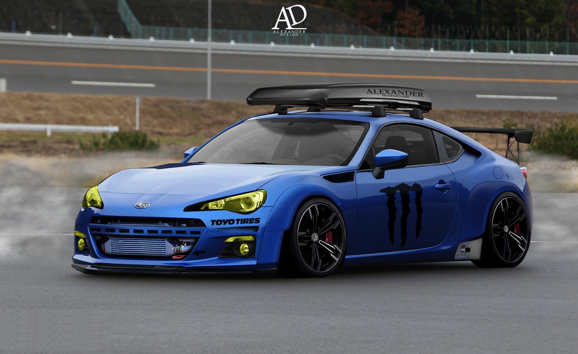 BRZ with packline.