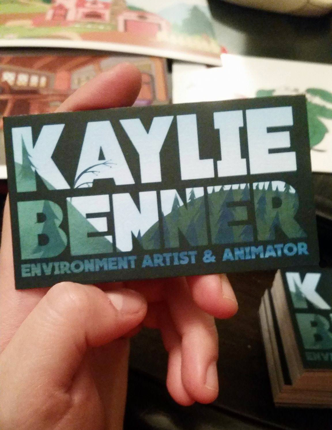 Artstation Business Cards Resume And Postcards Kaylie Benner