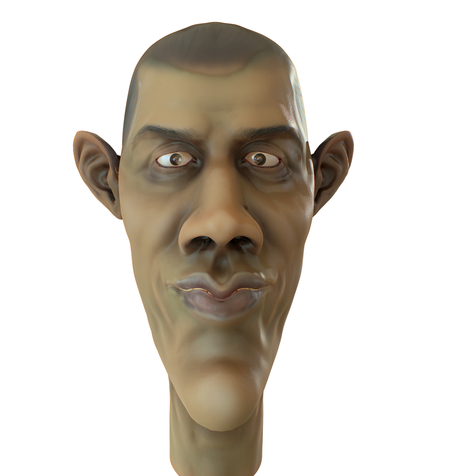 Artstation Obama Caricature Sunny Kumar