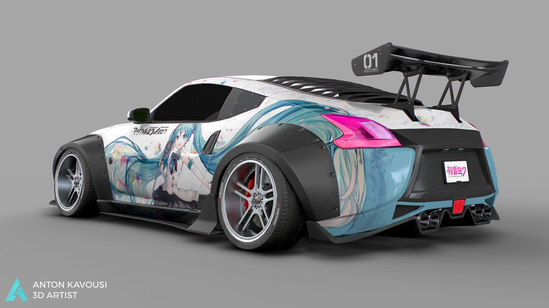 Artstation Nissan 370z Widebody Anton Kavousi