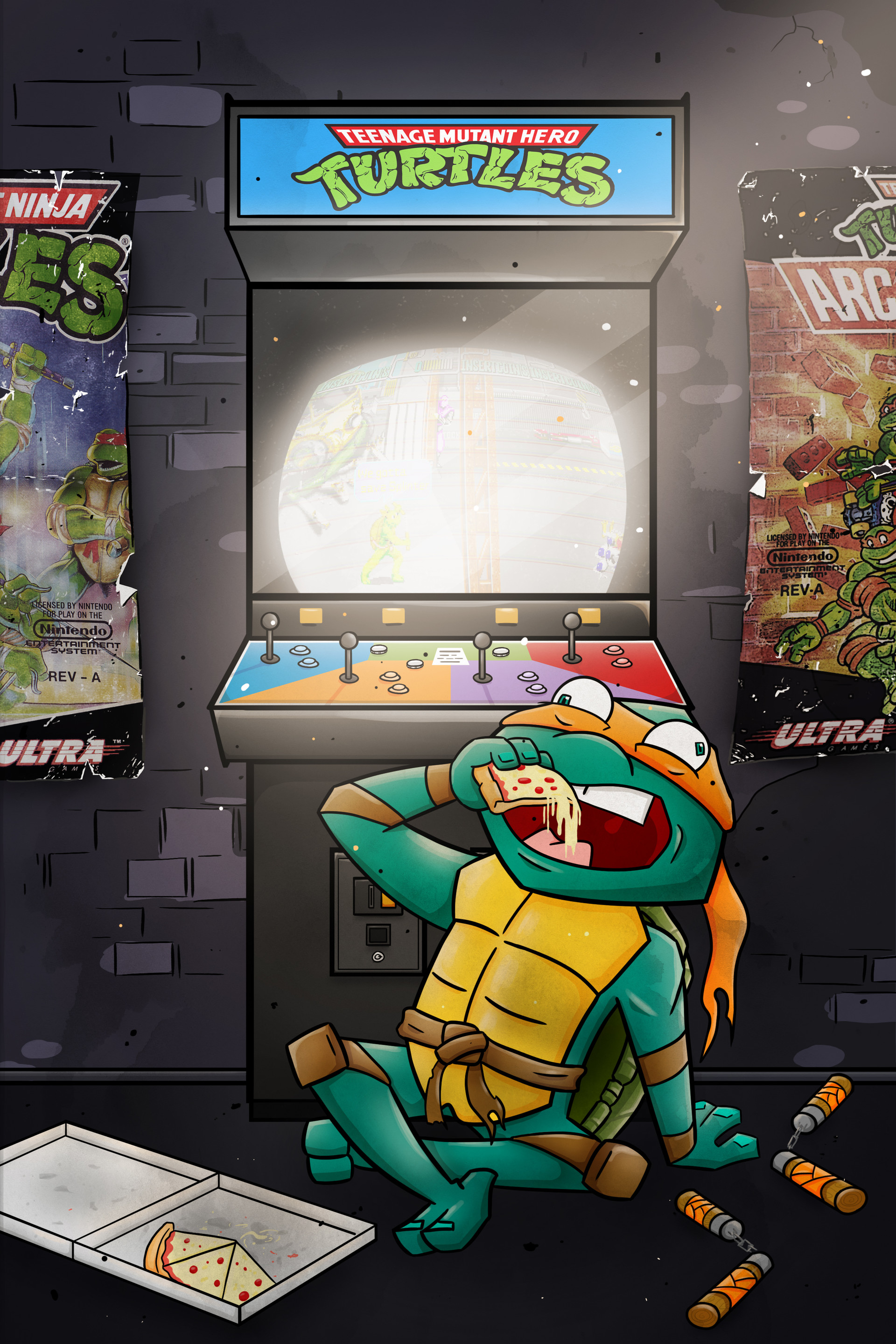 ArtStation - Teenage Mutant Ninja Turtles: Arcade
