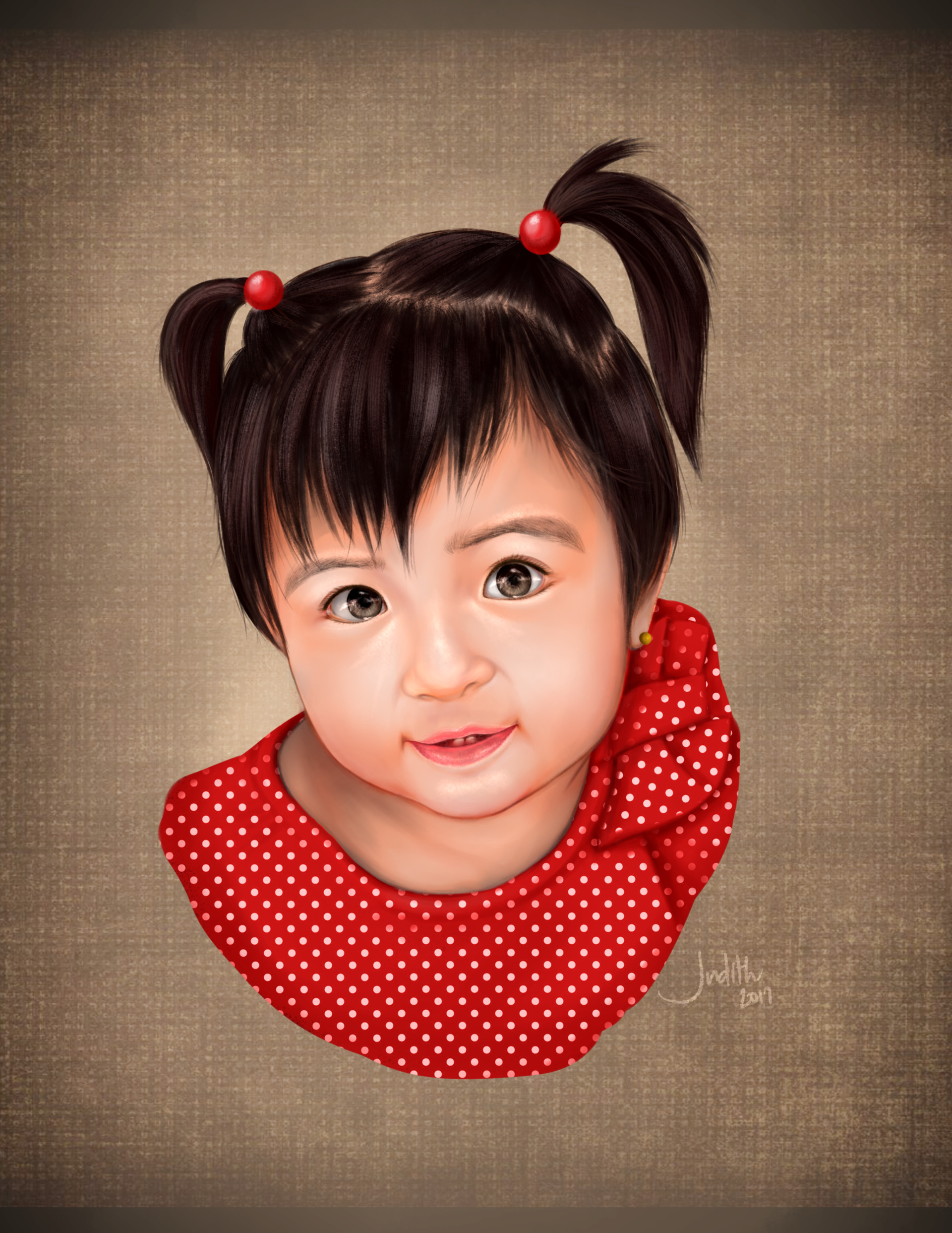 Artstation Digital Portrait Paintings Judith Bue