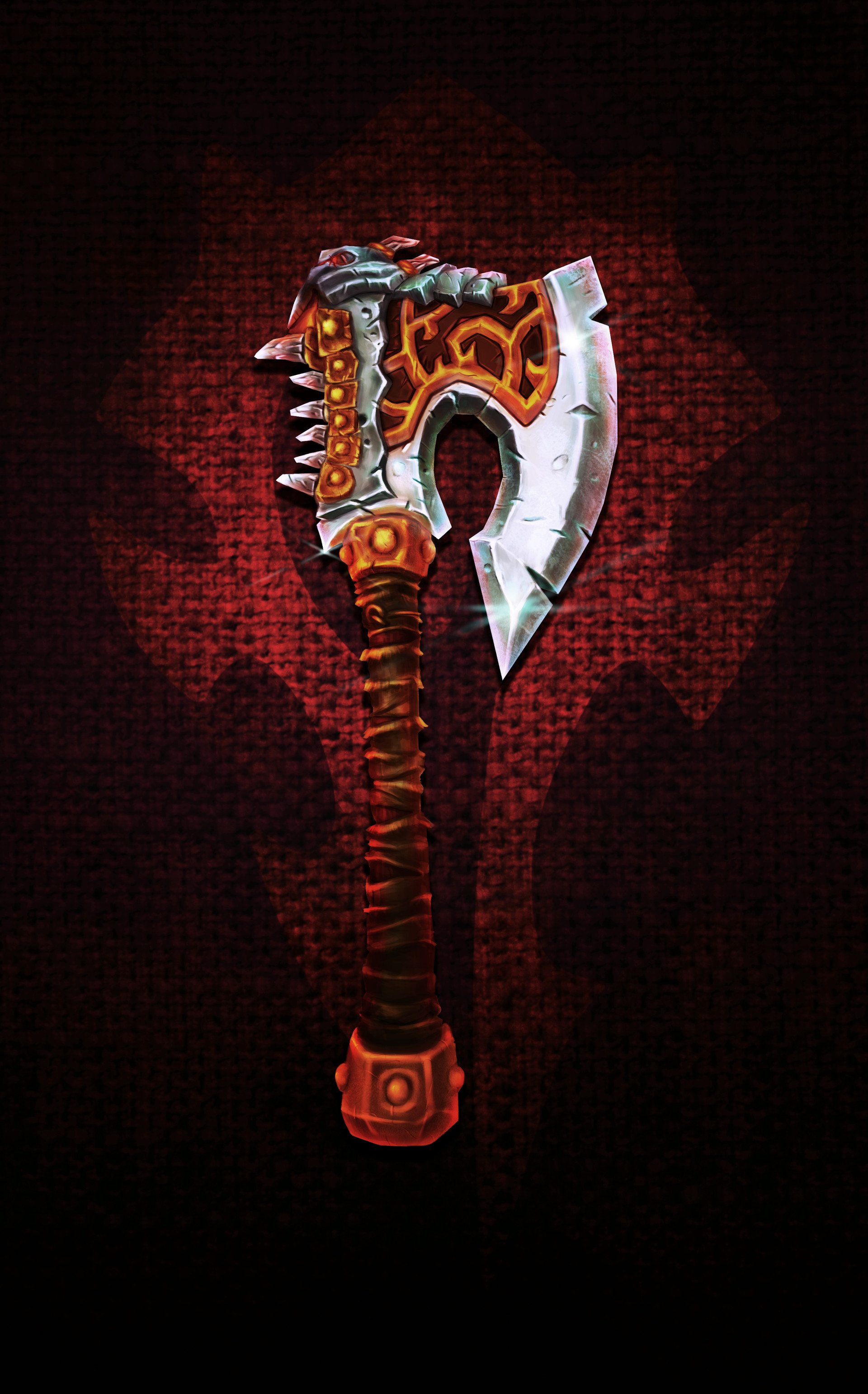 Grom Hellscream Axe Artstation Garrosh Hellscream S Axe Goryhowl Dmitry Burchyk artstation