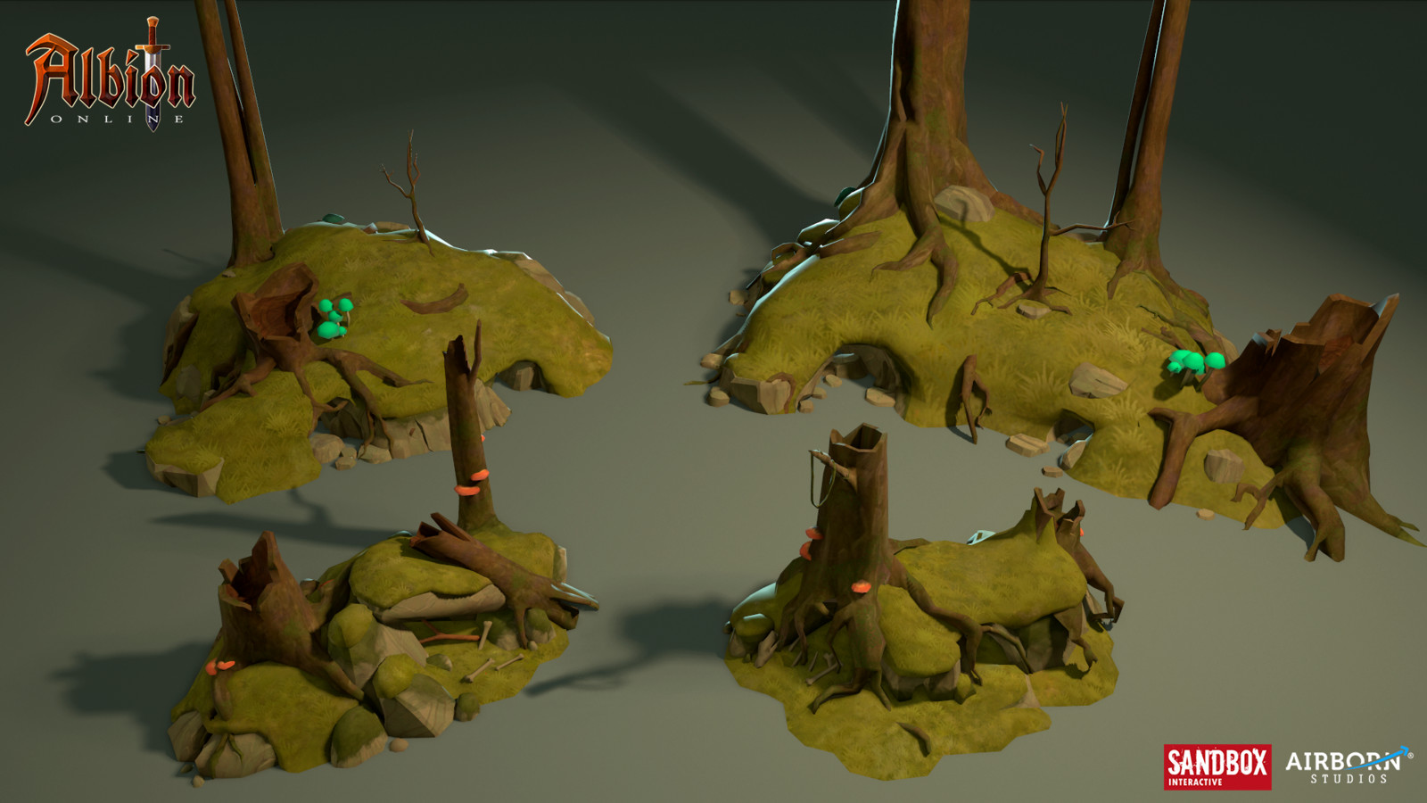Albion Online: Forest Caves by Däivid Fraaß, Alexandra Graap and Jonas Kunert