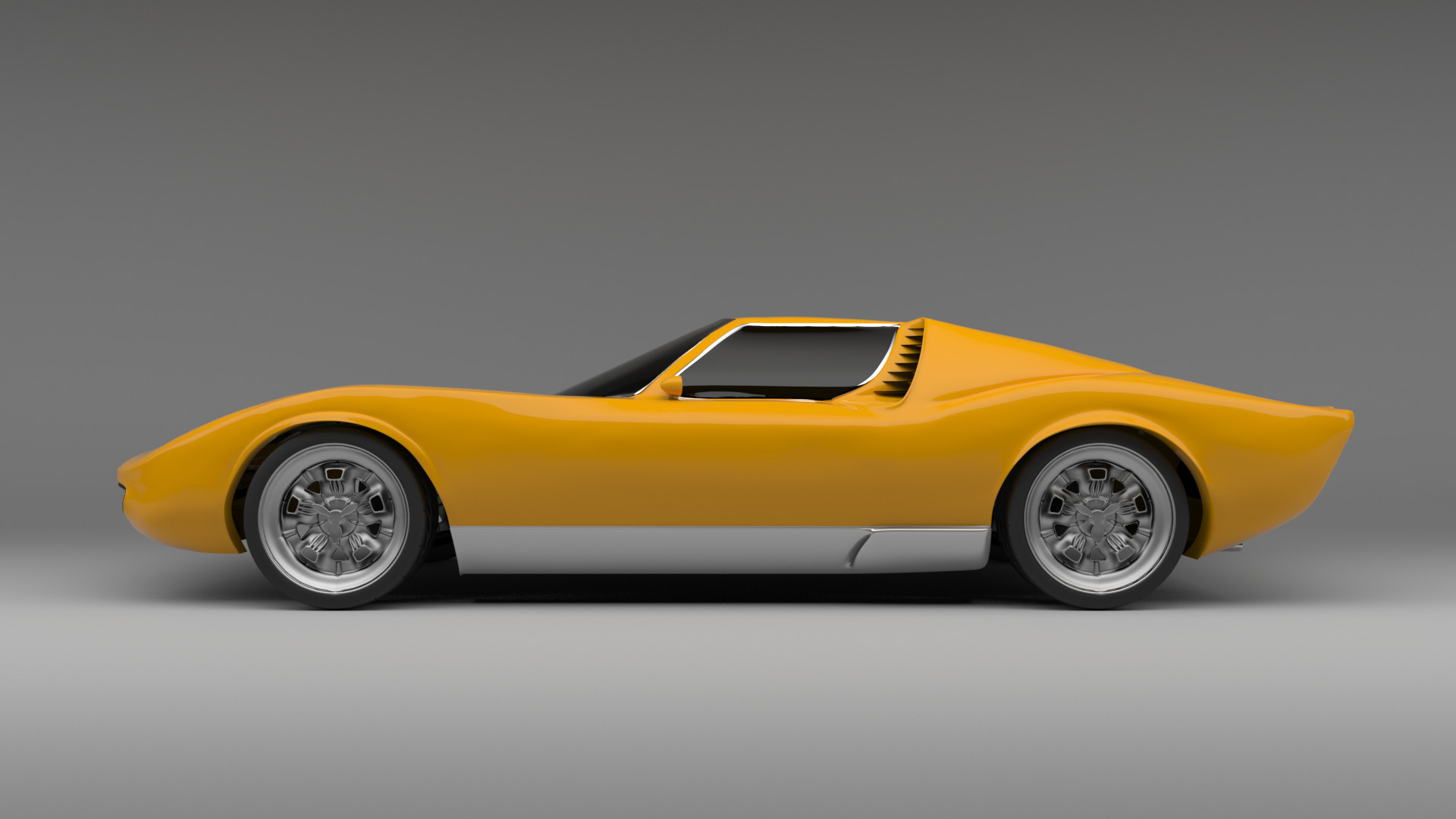 Lamborghini miura чертеж