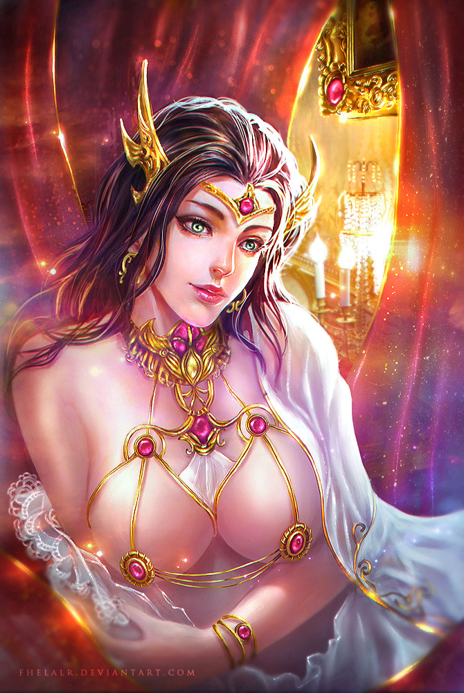 TQ fhelalr - Young Empress (Digital Painting Commission) .