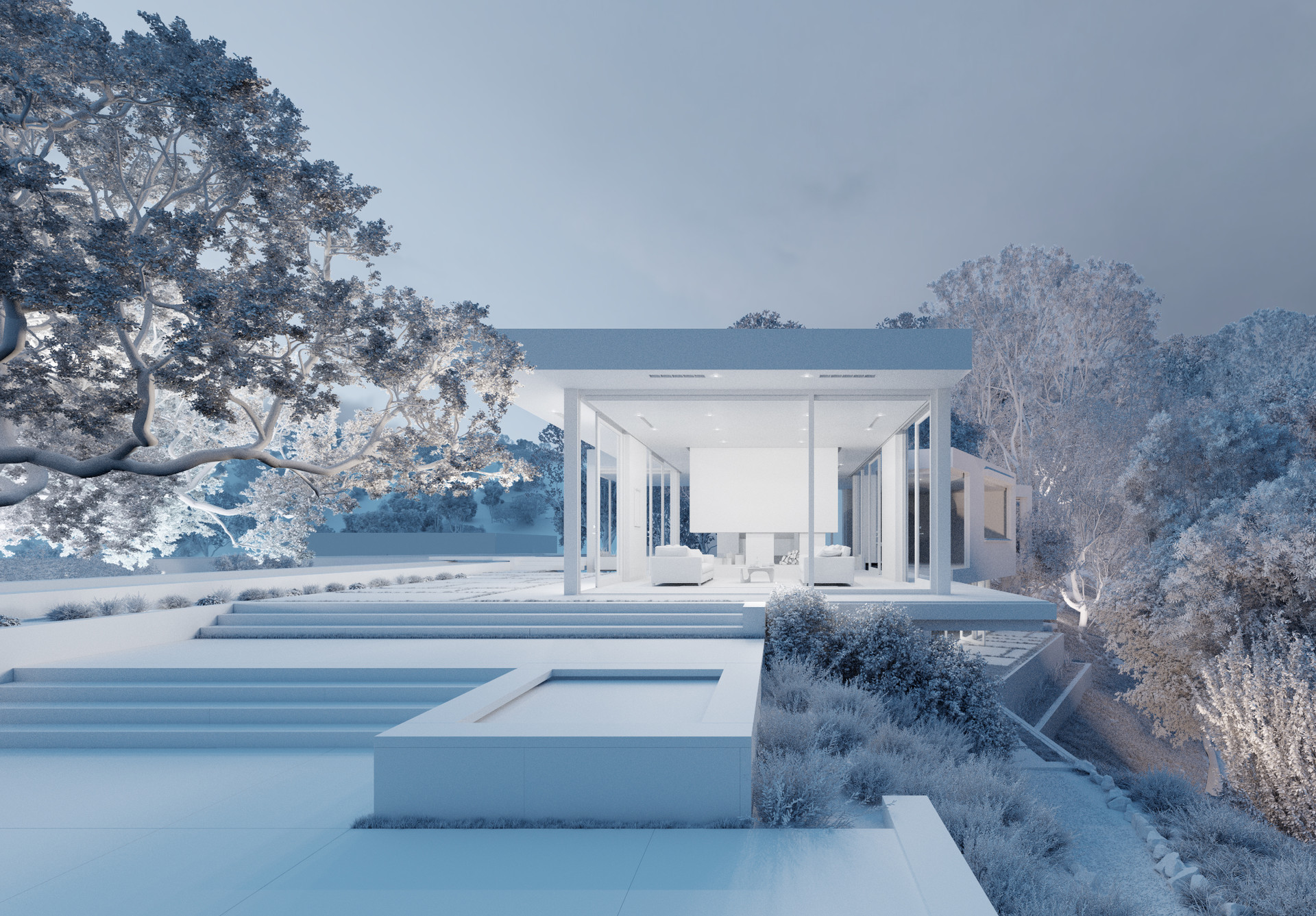 Artstation Oak Pass Main House By Walker Workshop Architect Jan Morek