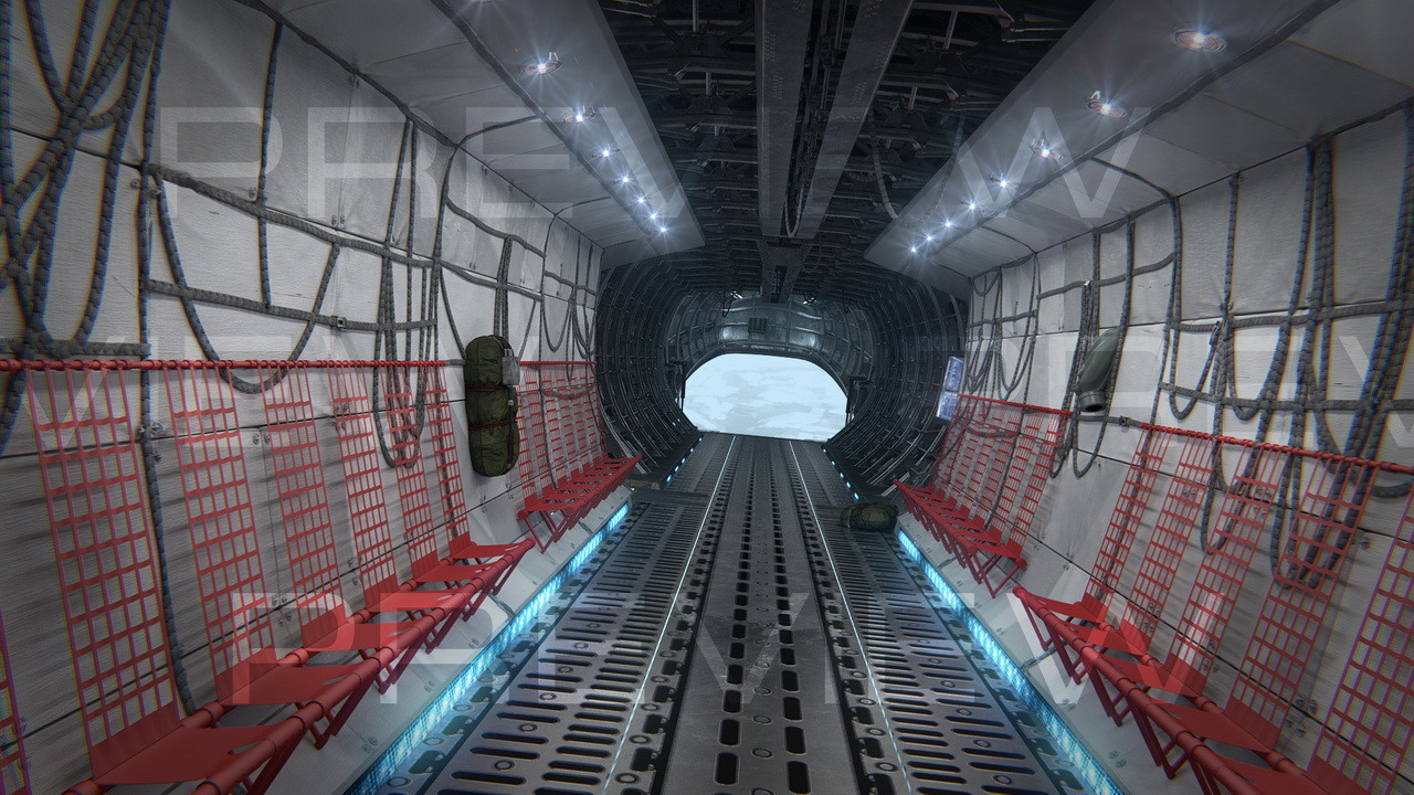 Artstation Cargo Ship Interior Alex Volkov