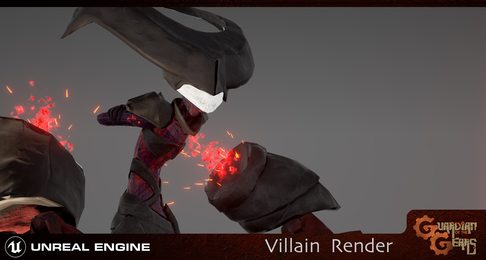 I was responsible for creating the game's villain