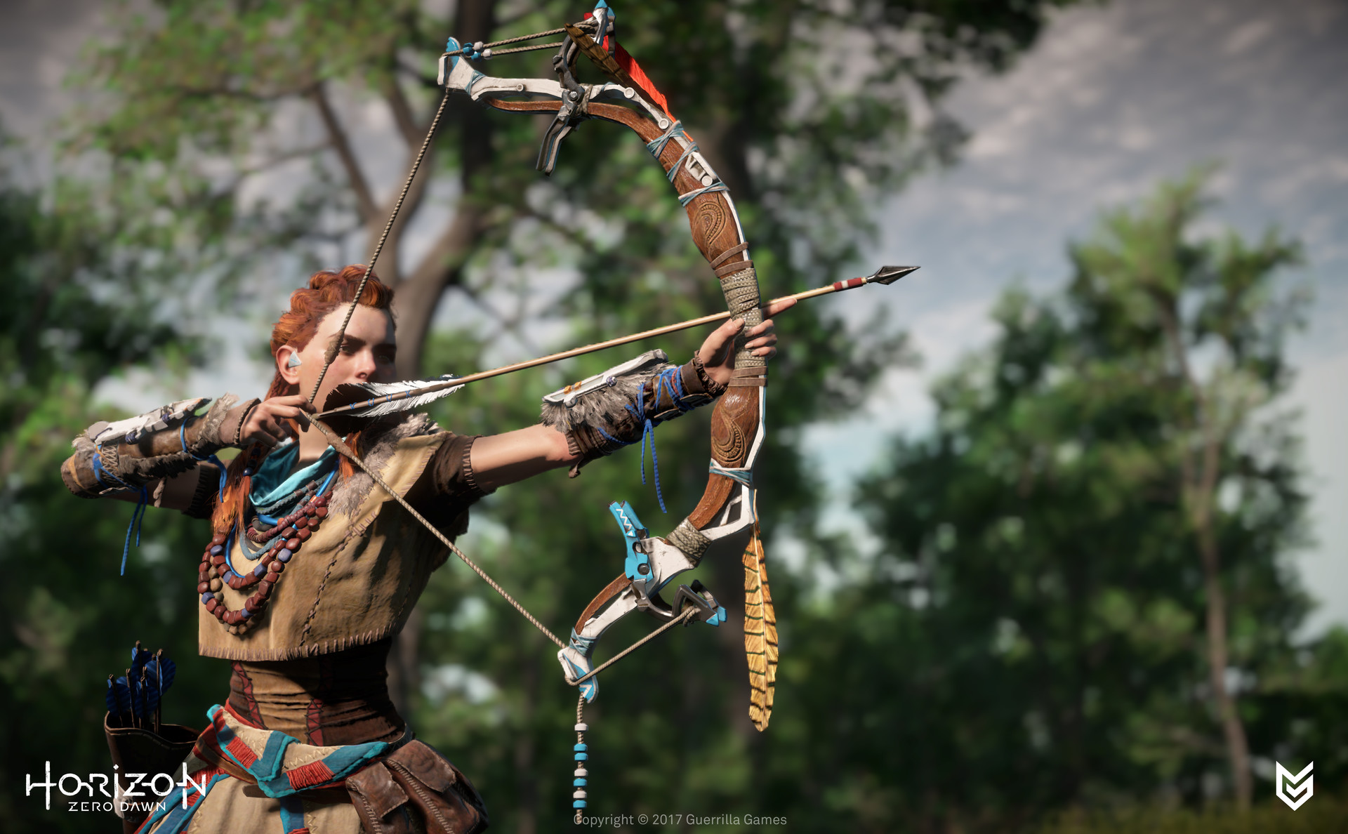 Tom Delboo Horizon Zero Dawn Weapons Bows Texturing