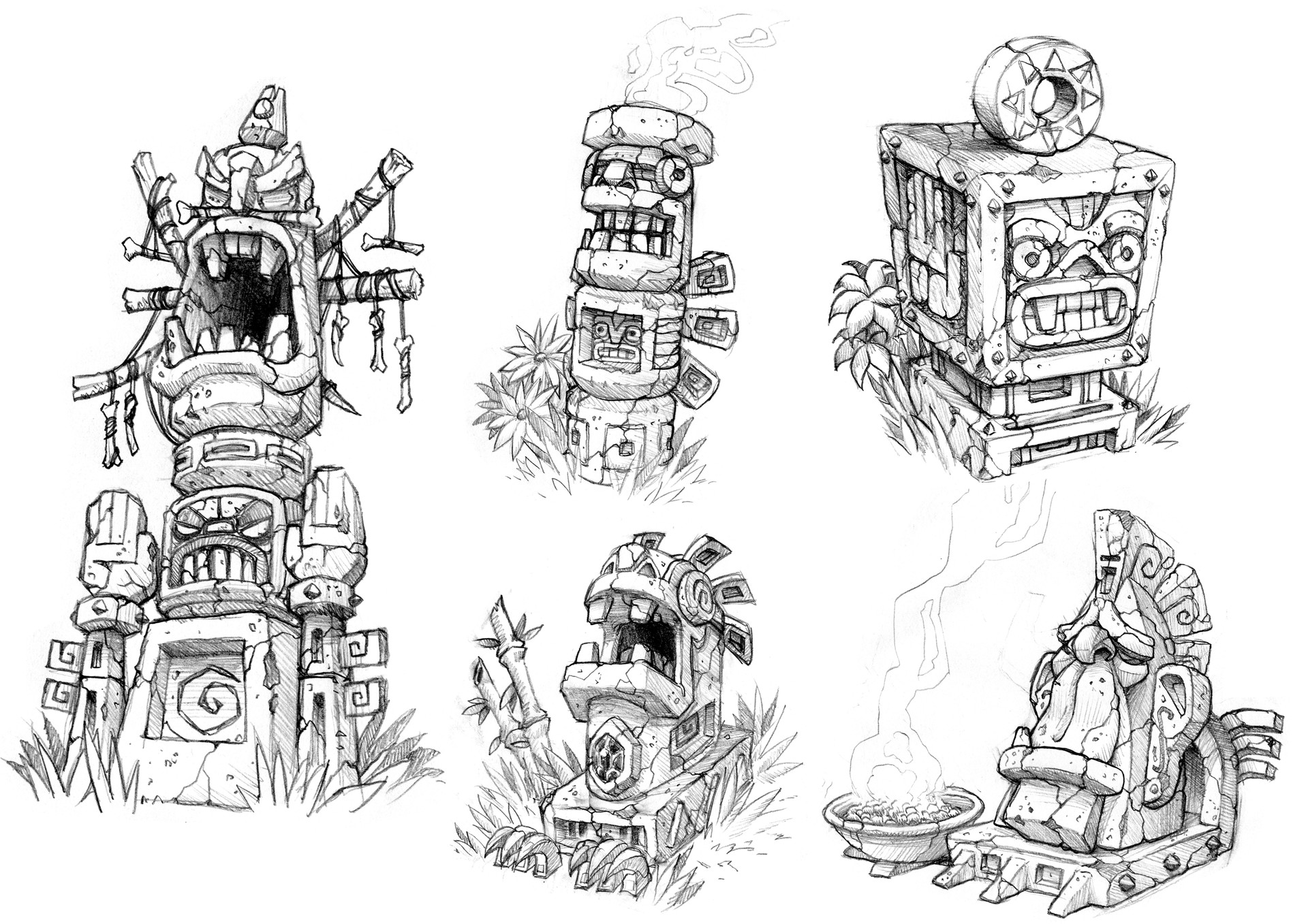 ArtStation - Crash Bandicoot Fan game sketches