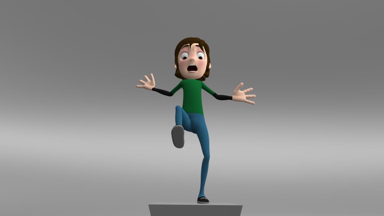 ArtStation - Character React/Jump Animation