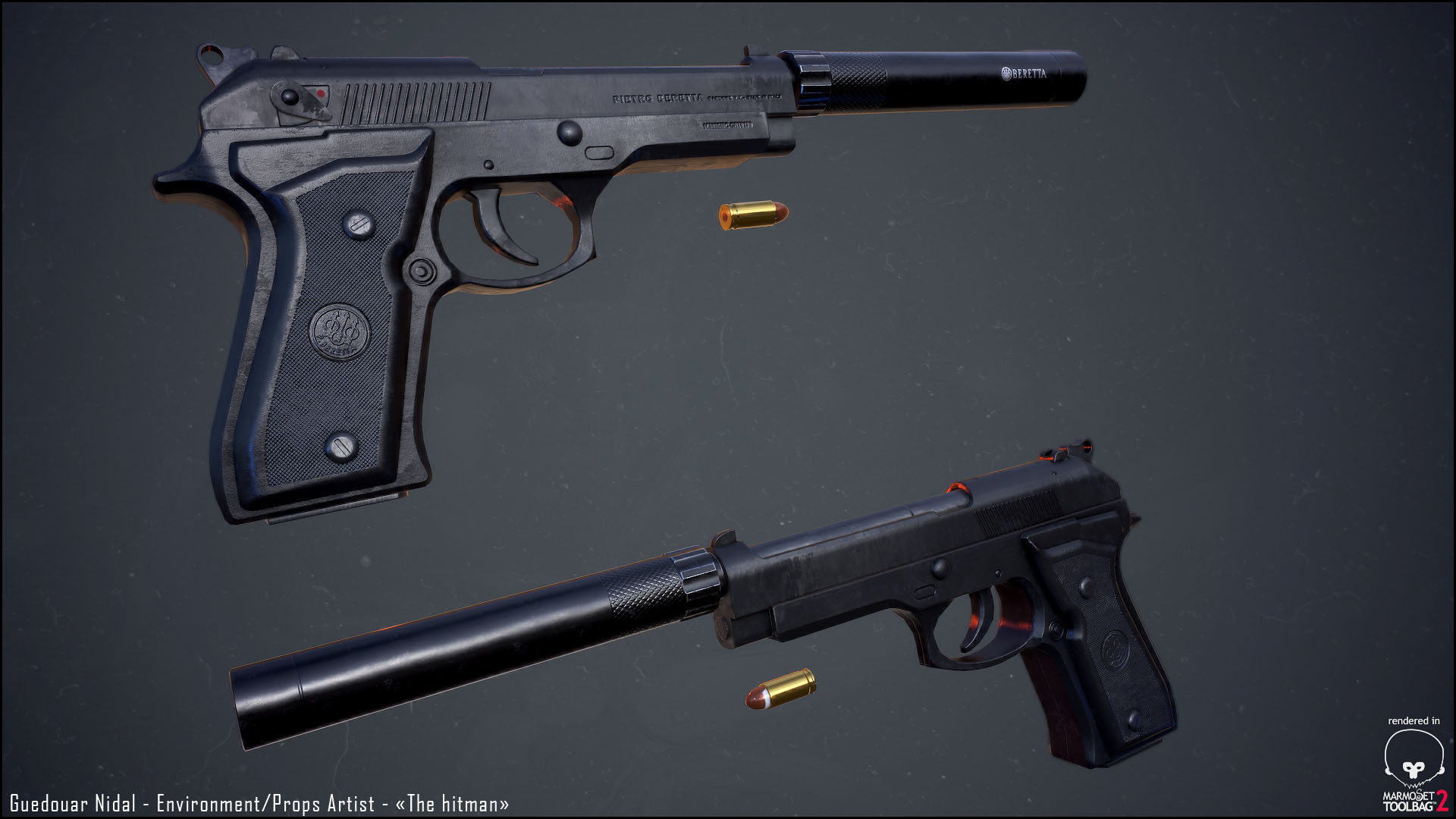 Nidal Guedouar The hitman suitcase