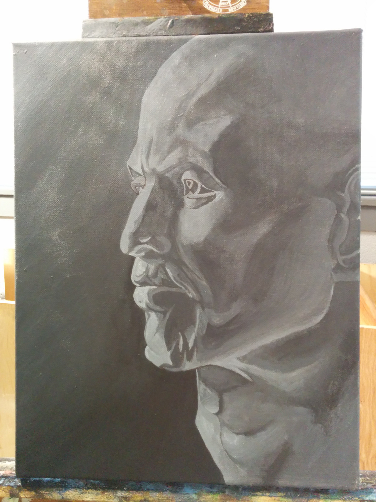 Painting a Bust by Nicholas Kim