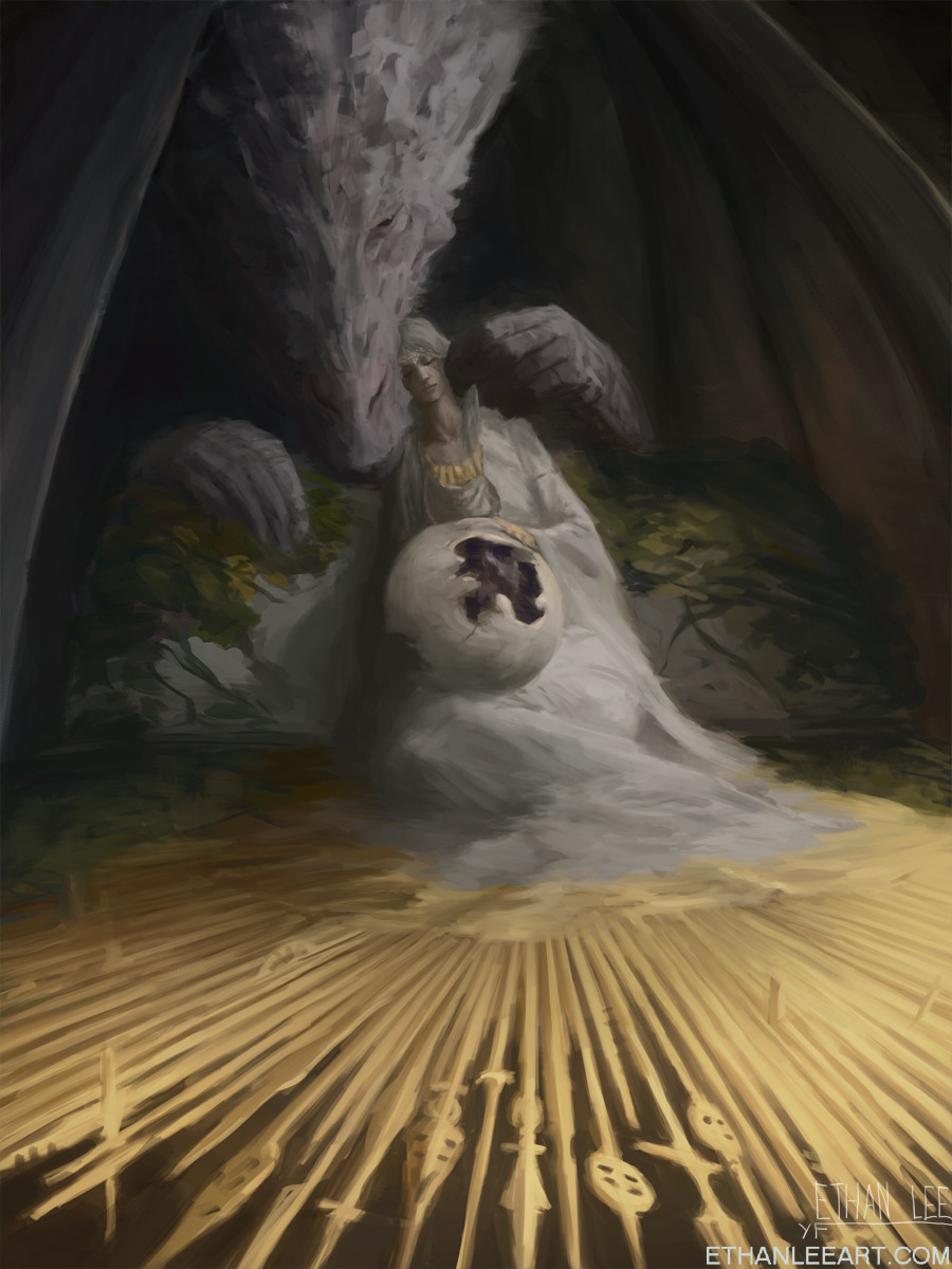 Did A Fanart Of Filianore And Midir From Dark Souls 3 Gaming,Love Iphone Cute Broken Hearted Wallpaper Hd Heart Charging Wallpaper