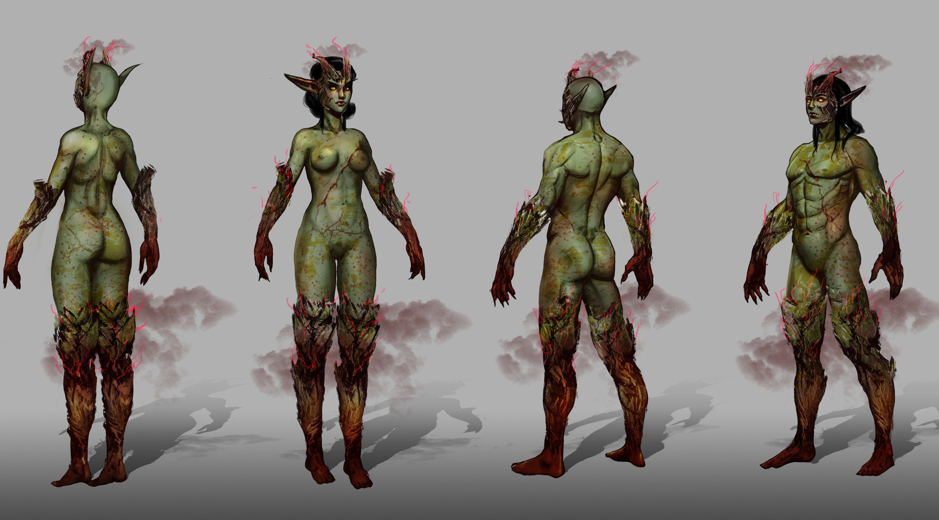 ArtStation - Darfallen-Blood Mage - World of Warcraft Class Final Project