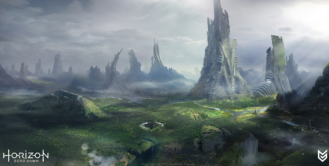 Artstation Horizon Zero Dawn Old World Concepts Lloyd Allan