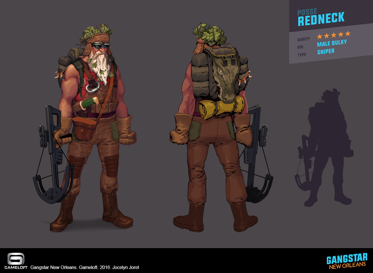 Jocelyn Joret - Gangstar Redneck posse character selection