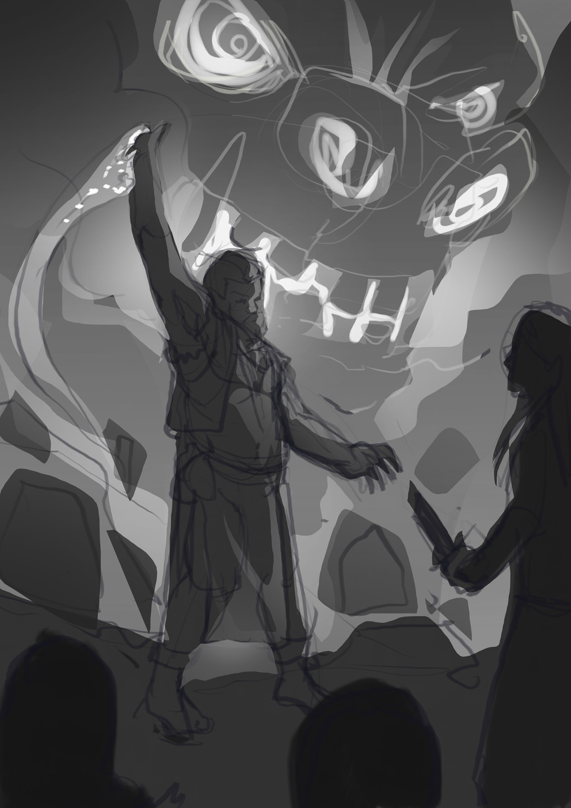 Quick greyscale pass