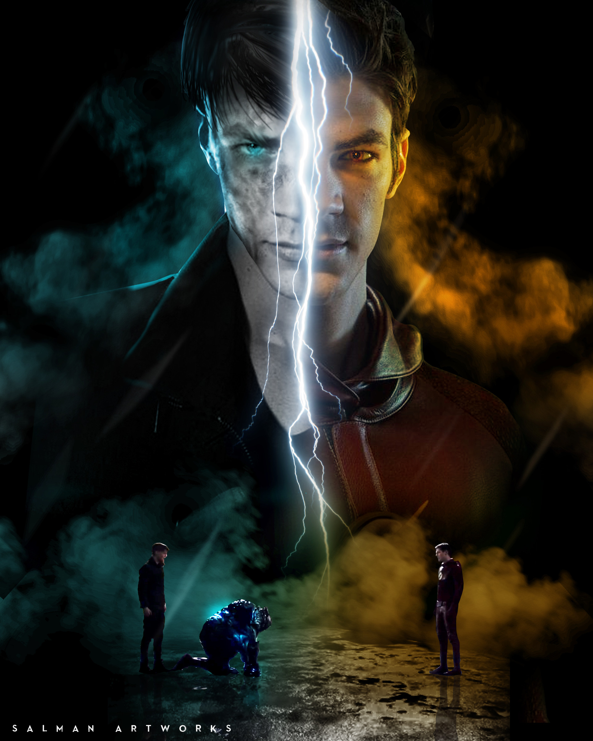 Artstation The Flash Barry Vs Barry Salman A Al Mohammadi