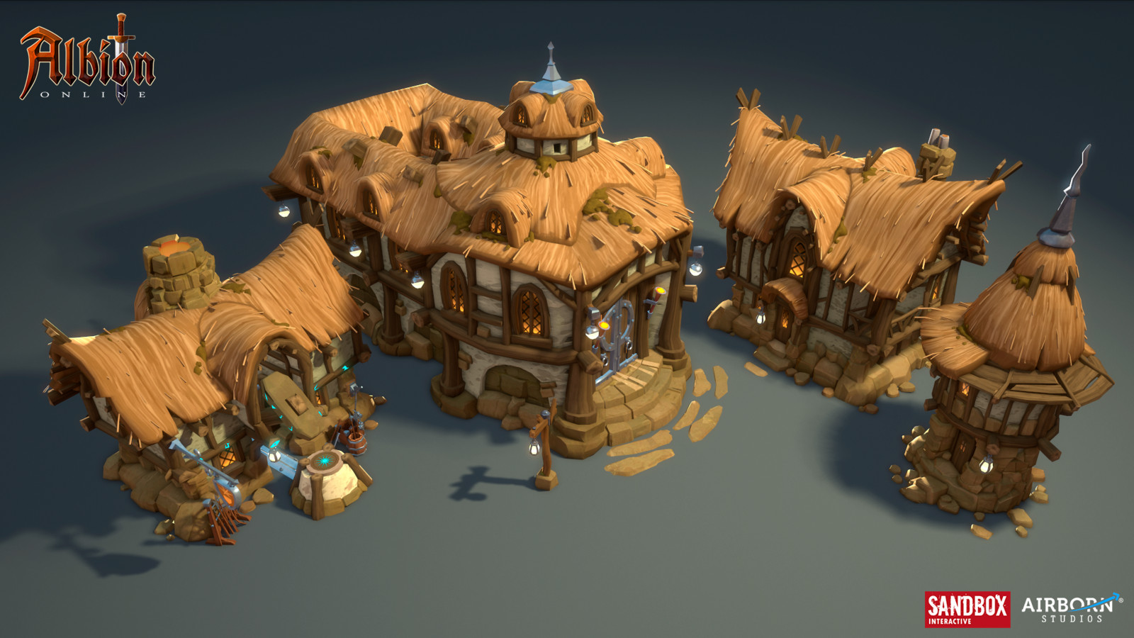 Albion Online: Swamp Townhall by Benjamin Sauder and  Däivid Fraaß