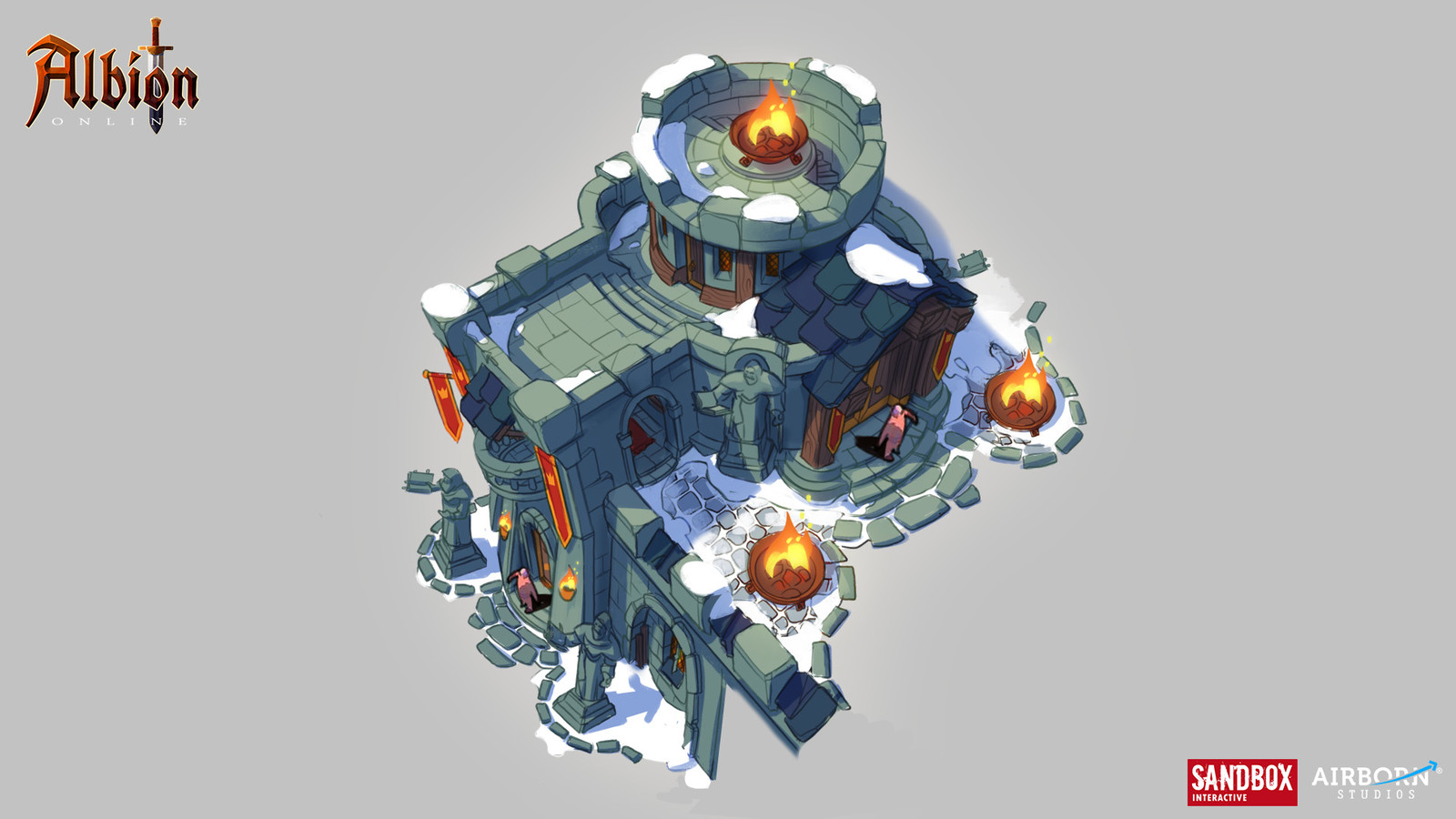 Albion Online: Mountain Townhall by Dominik Gröstlinger