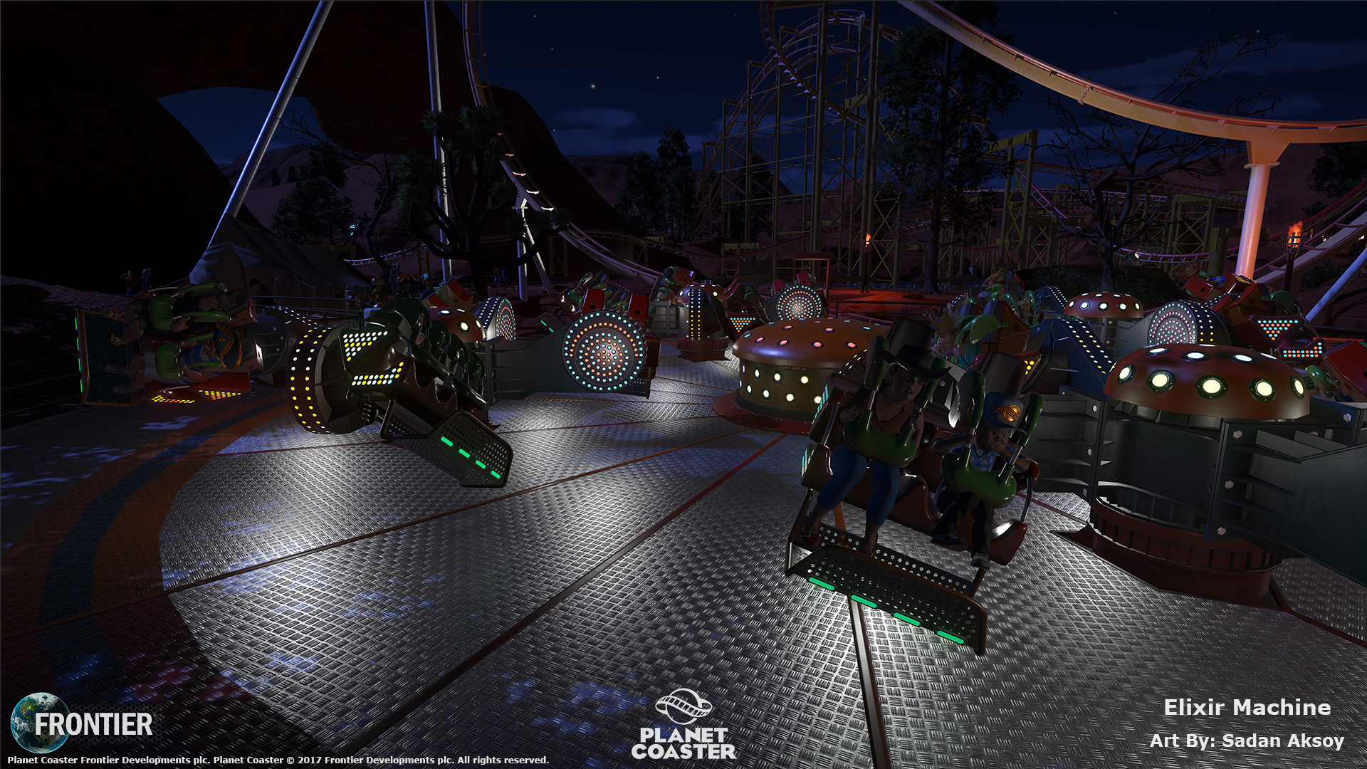 Sadan Aksoy - Planet Coaster - Elixir Machine