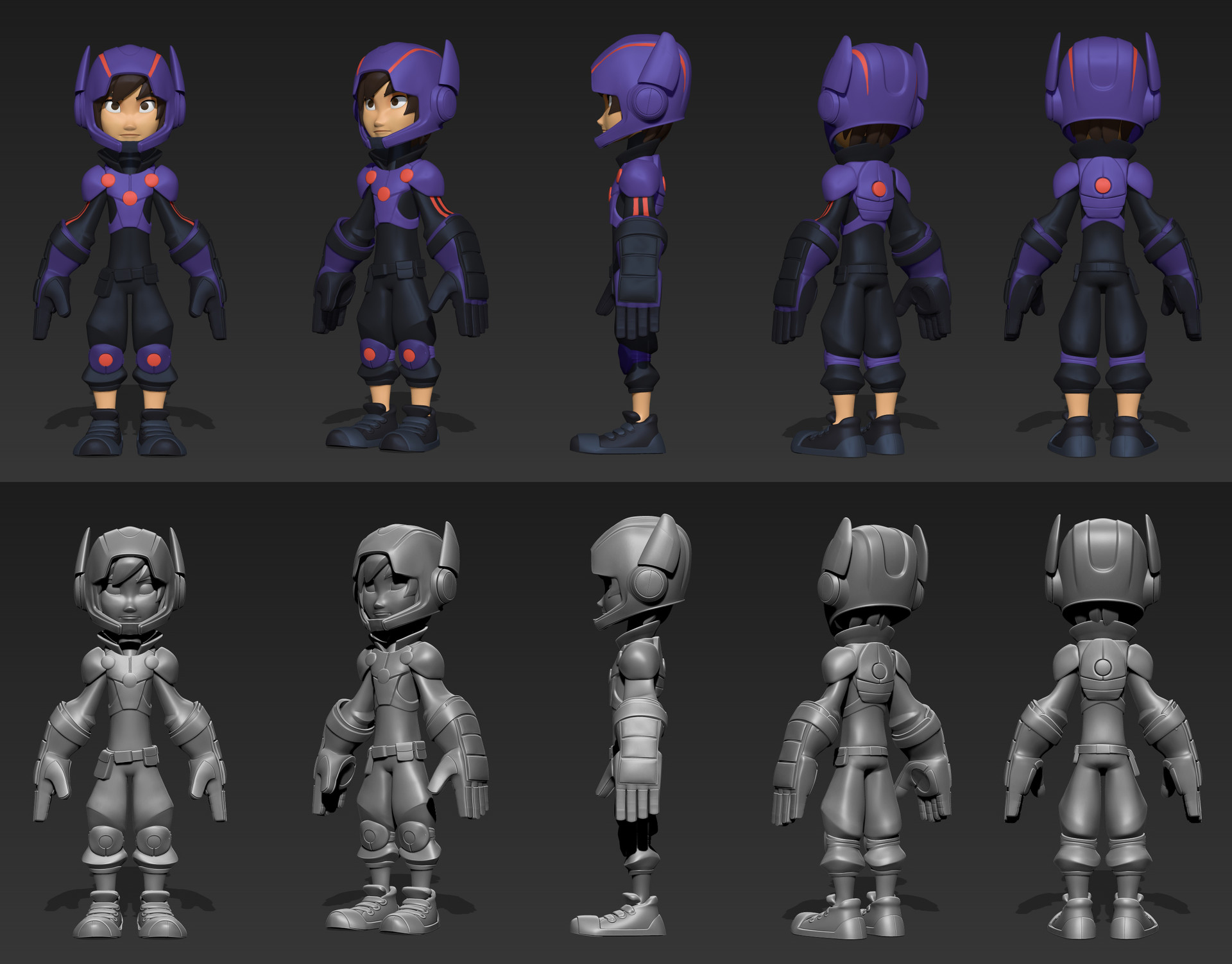 Artstation Hiro Big Hero 6 Disney Infinity Christopher Wright