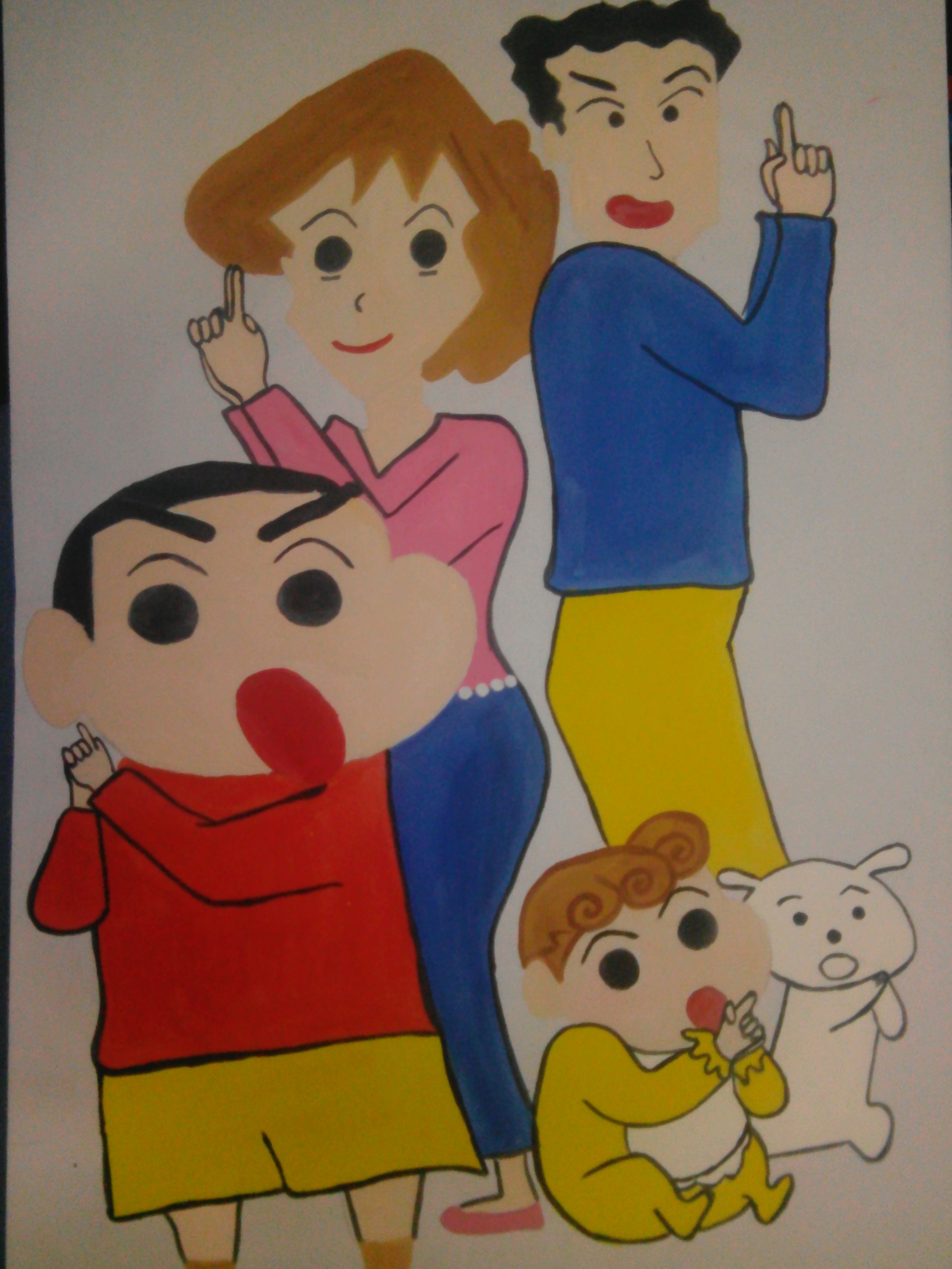 How to Draw Shinchan Easy for Kids & Toddlers | Cute Little Drawings -  YouTube