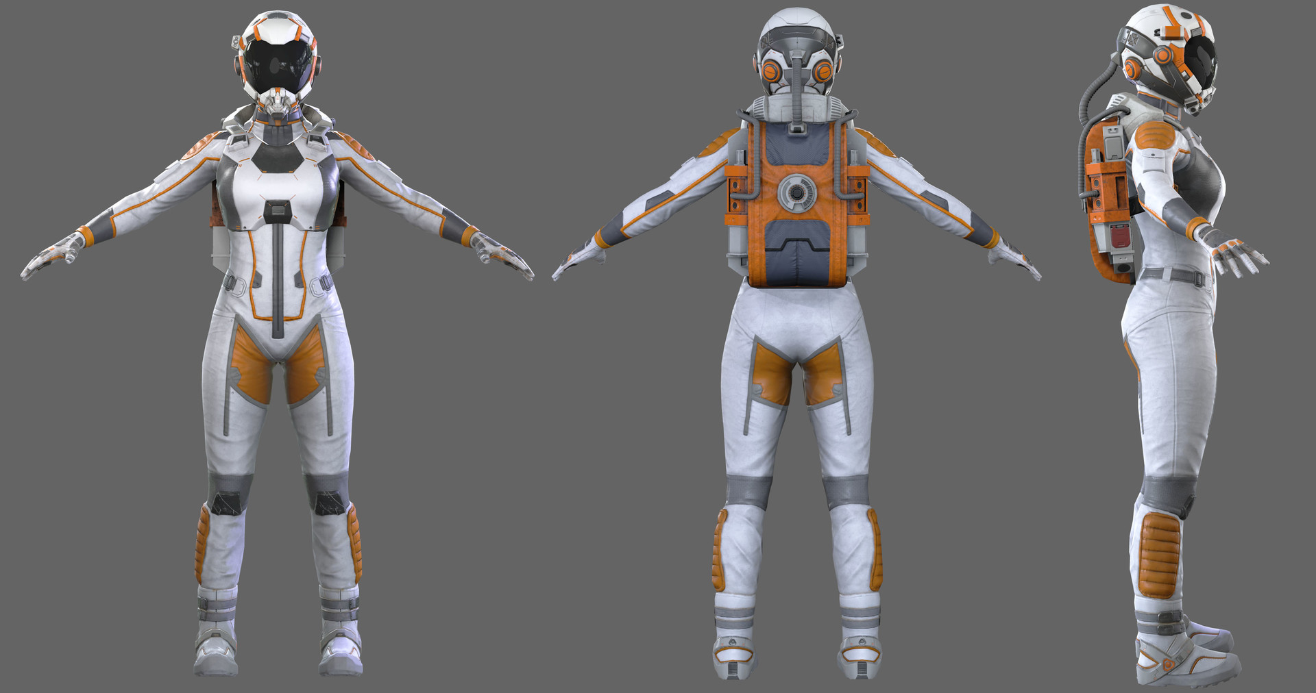Ega Dyas - Female Space Suit