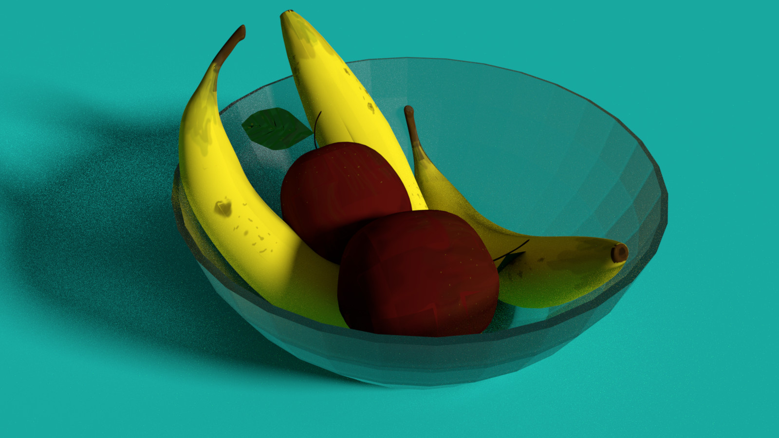 Fruit Composition in Glass Container