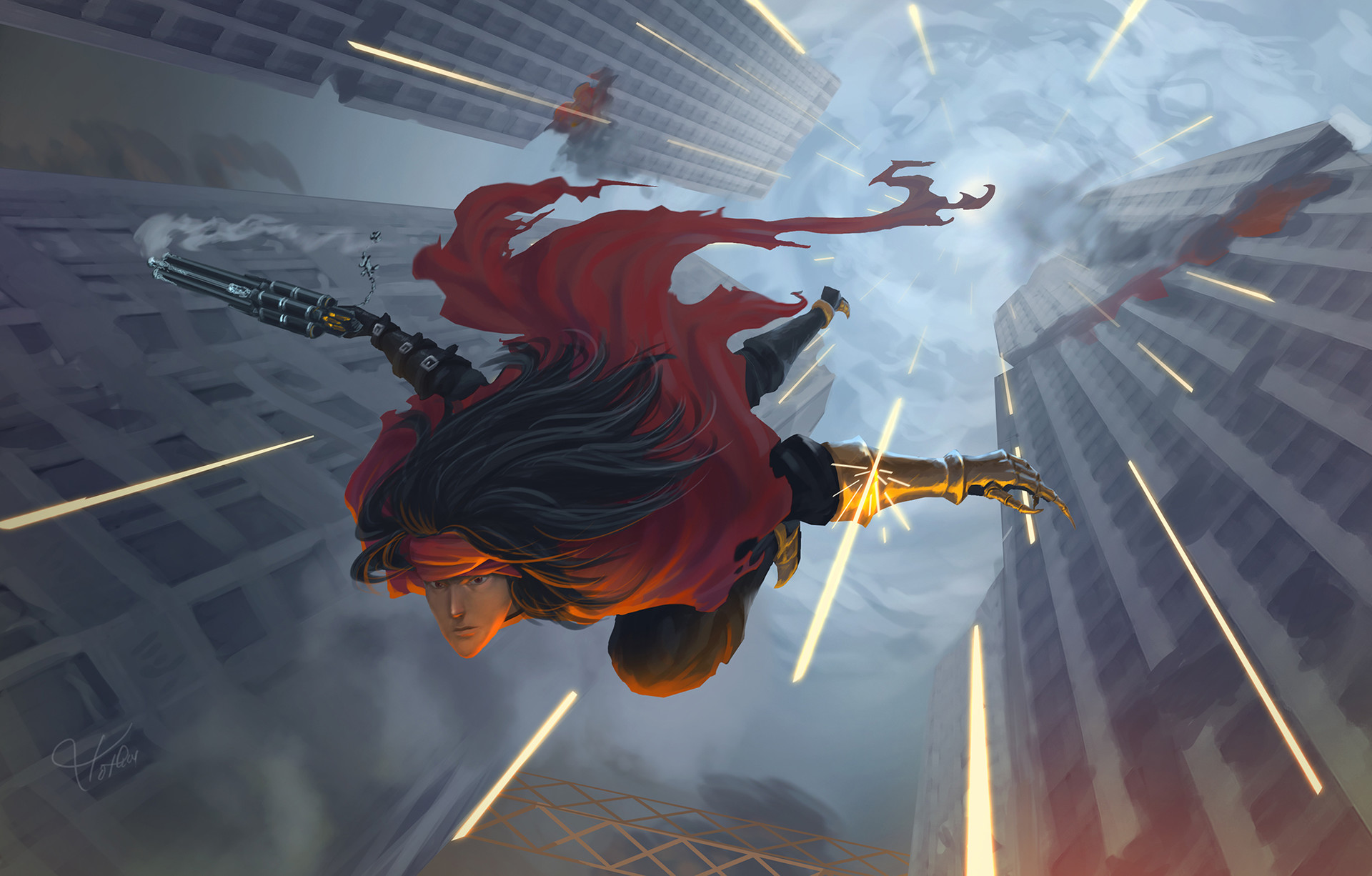 Artstation Fan Art Vincent Valentine From Ff Thai Vo