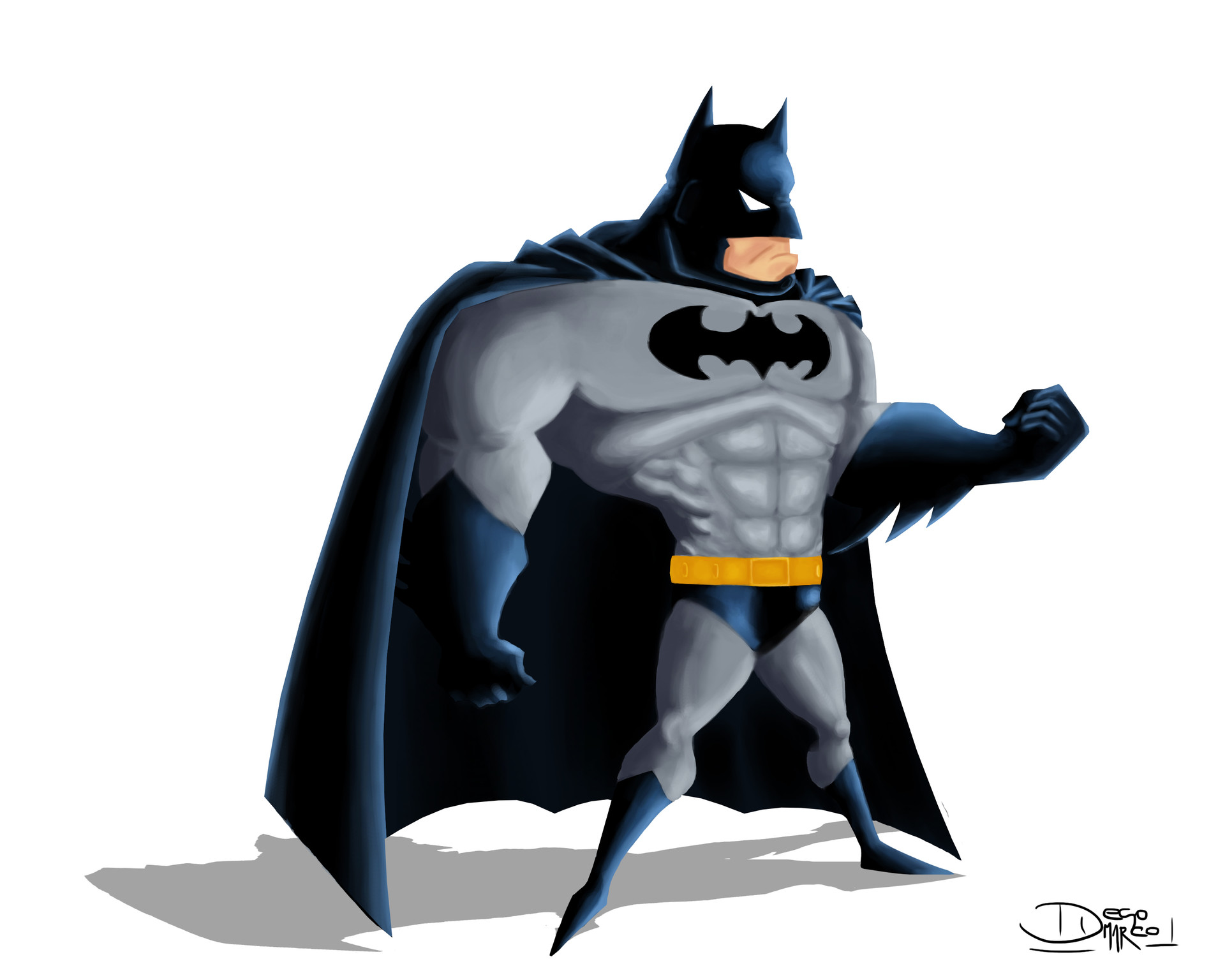 Batman caricature - Diego Di Marco
