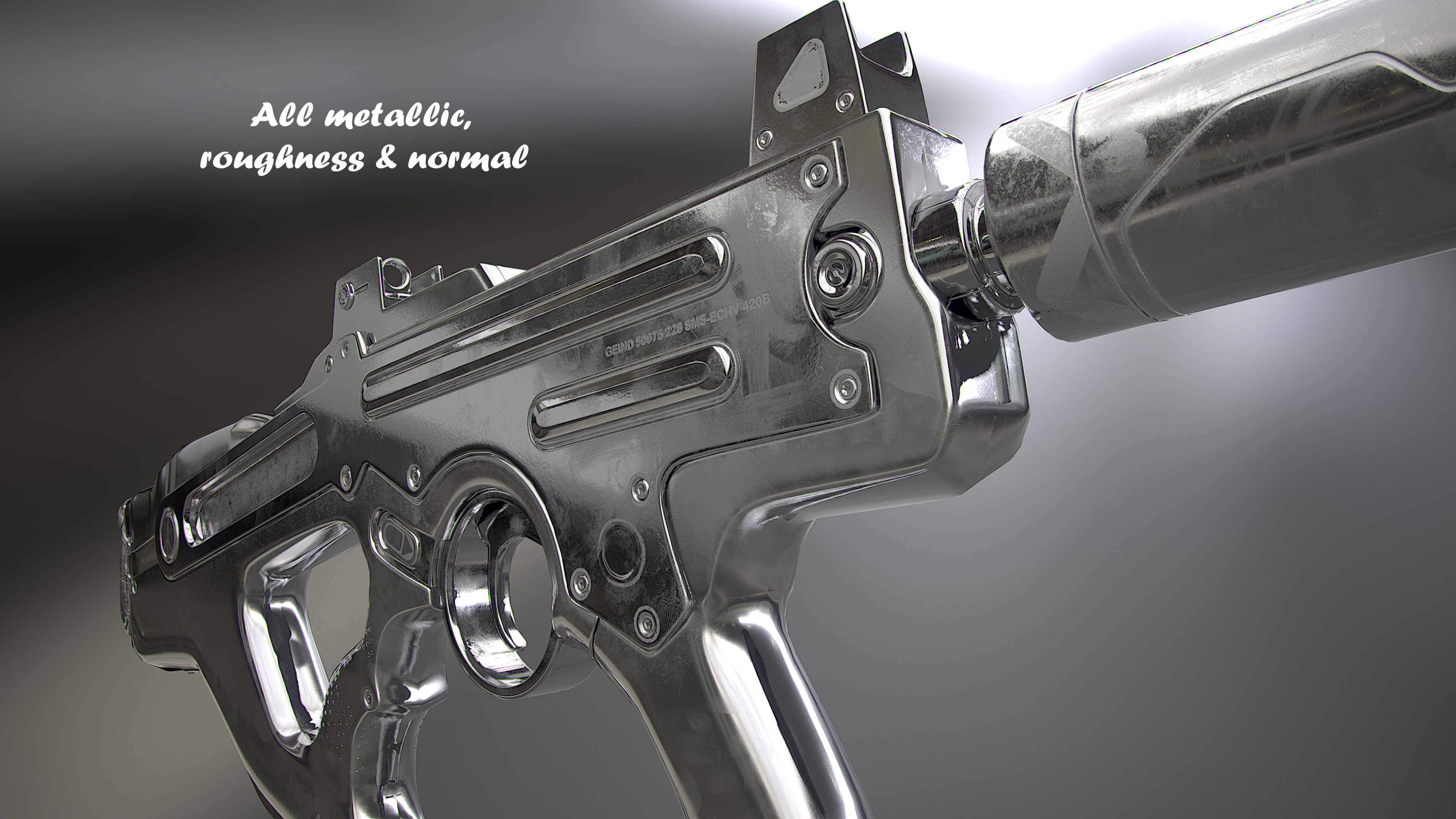 All metallic, no albedo map.