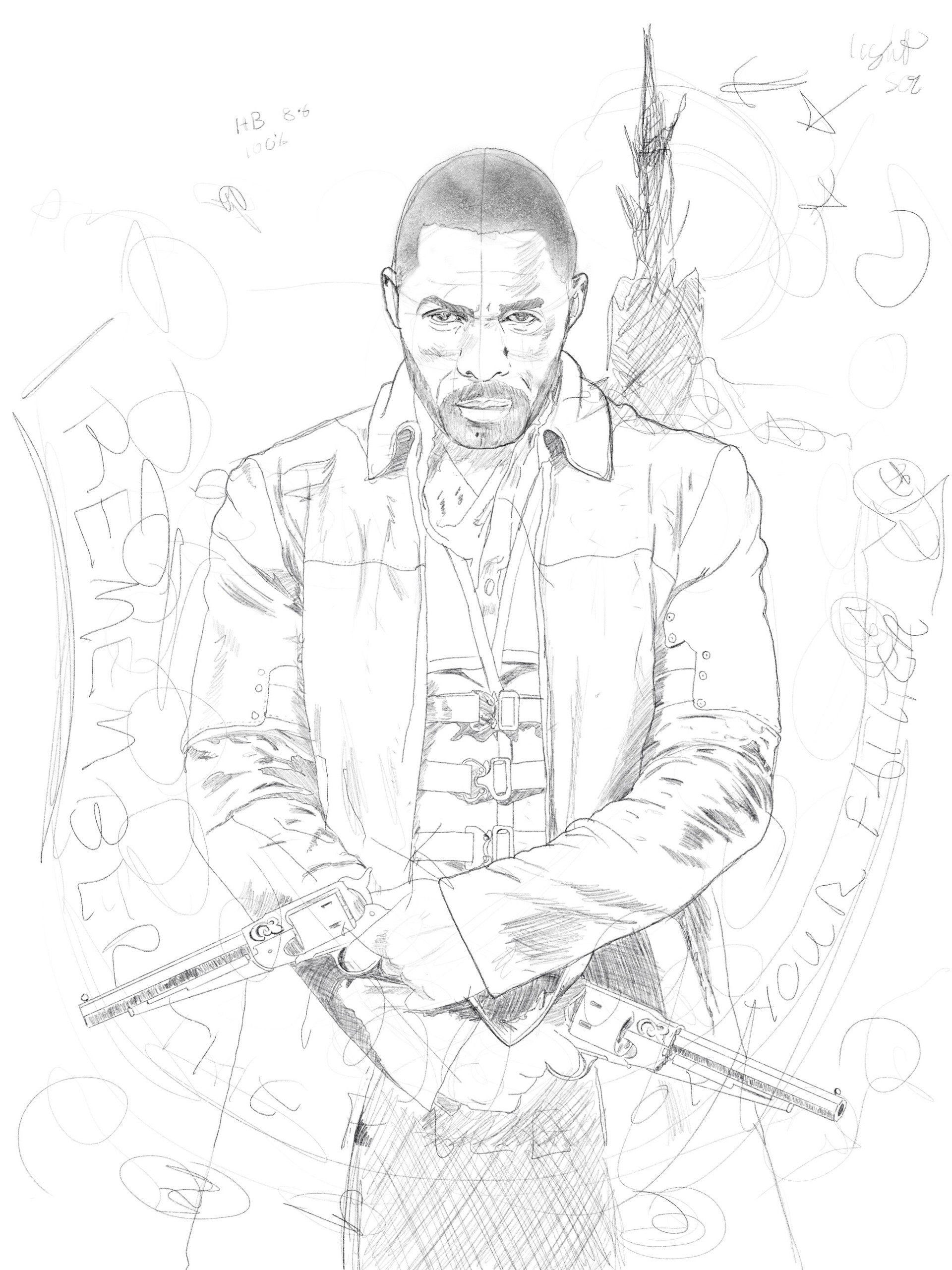 Artstation Gunslinger The Dark Tower Matt Steel